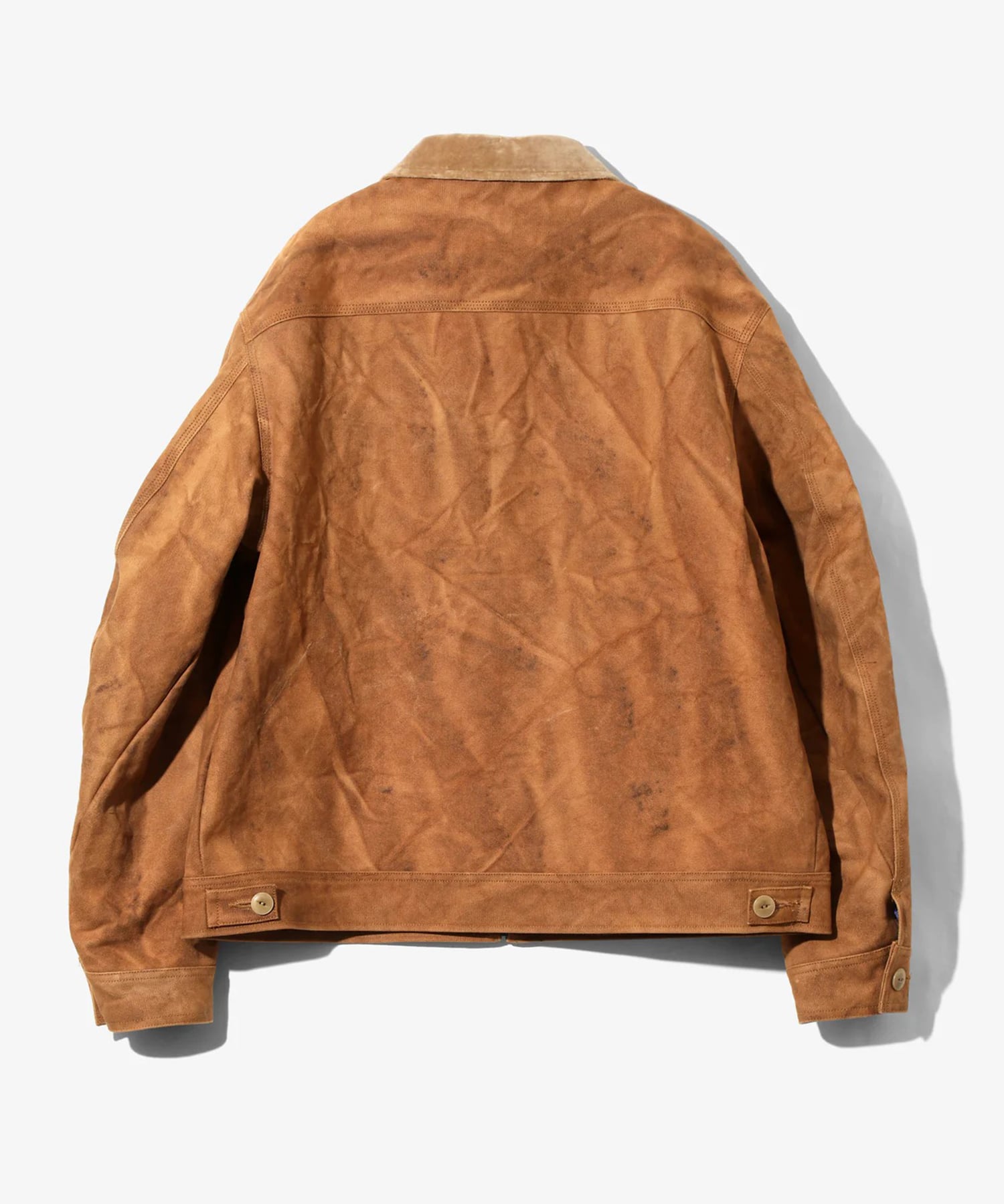 Zipped Work Jacket - Duck Canvas / Kakishibu Dye NEEDLES