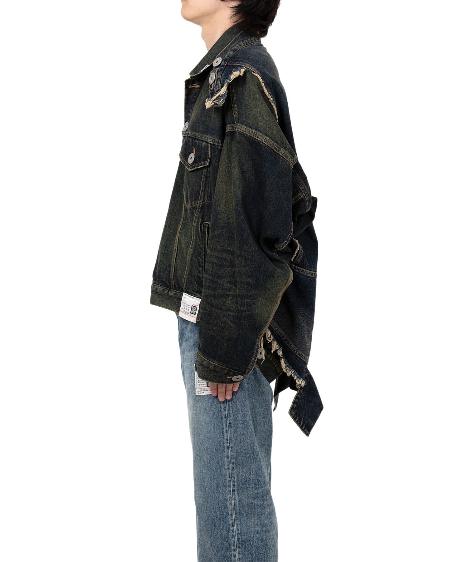 DECONSTRUCTED DENIM BLOUSON Maison MIHARA YASUHIRO