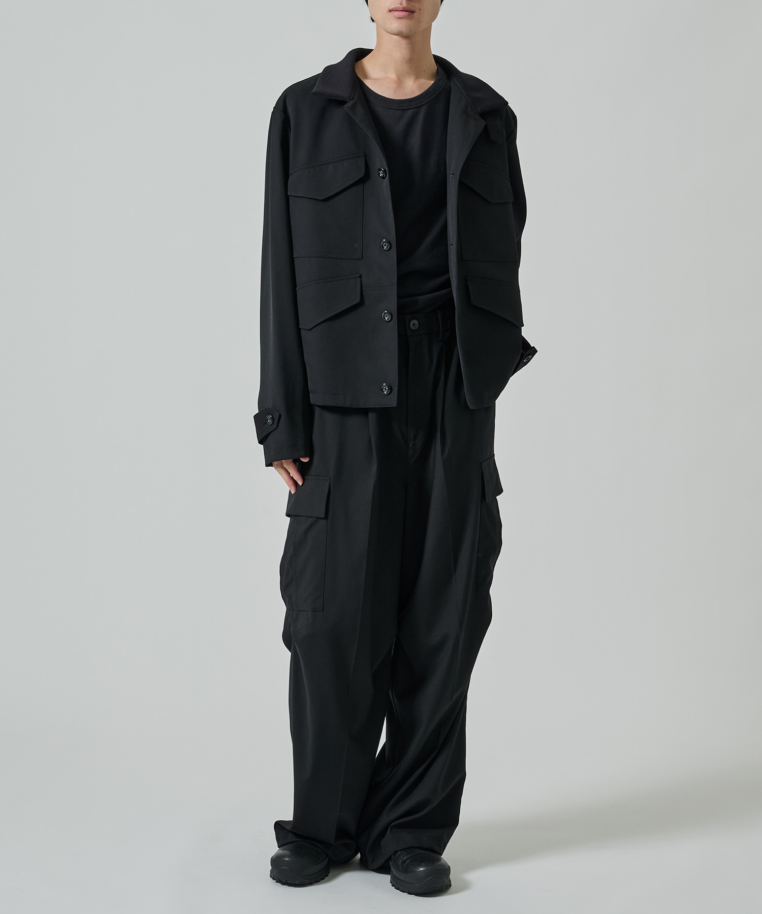 Rib Collar 4 Pockets Blouson UJOH HOMME