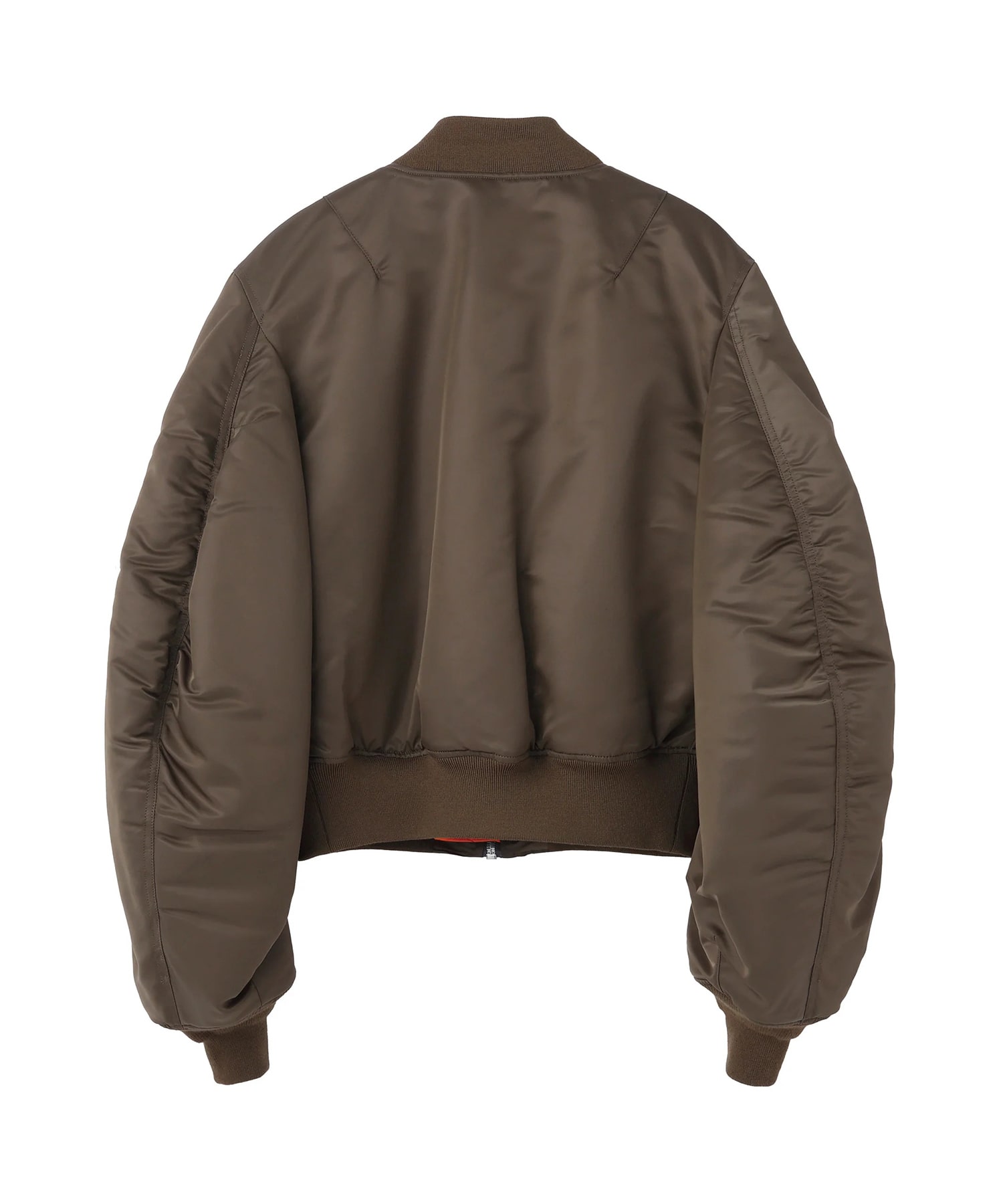 NYLON MASSIVE ROUNDED SLEEVE BOMBER JACKET JOHN LAWRENCE SULLIVAN