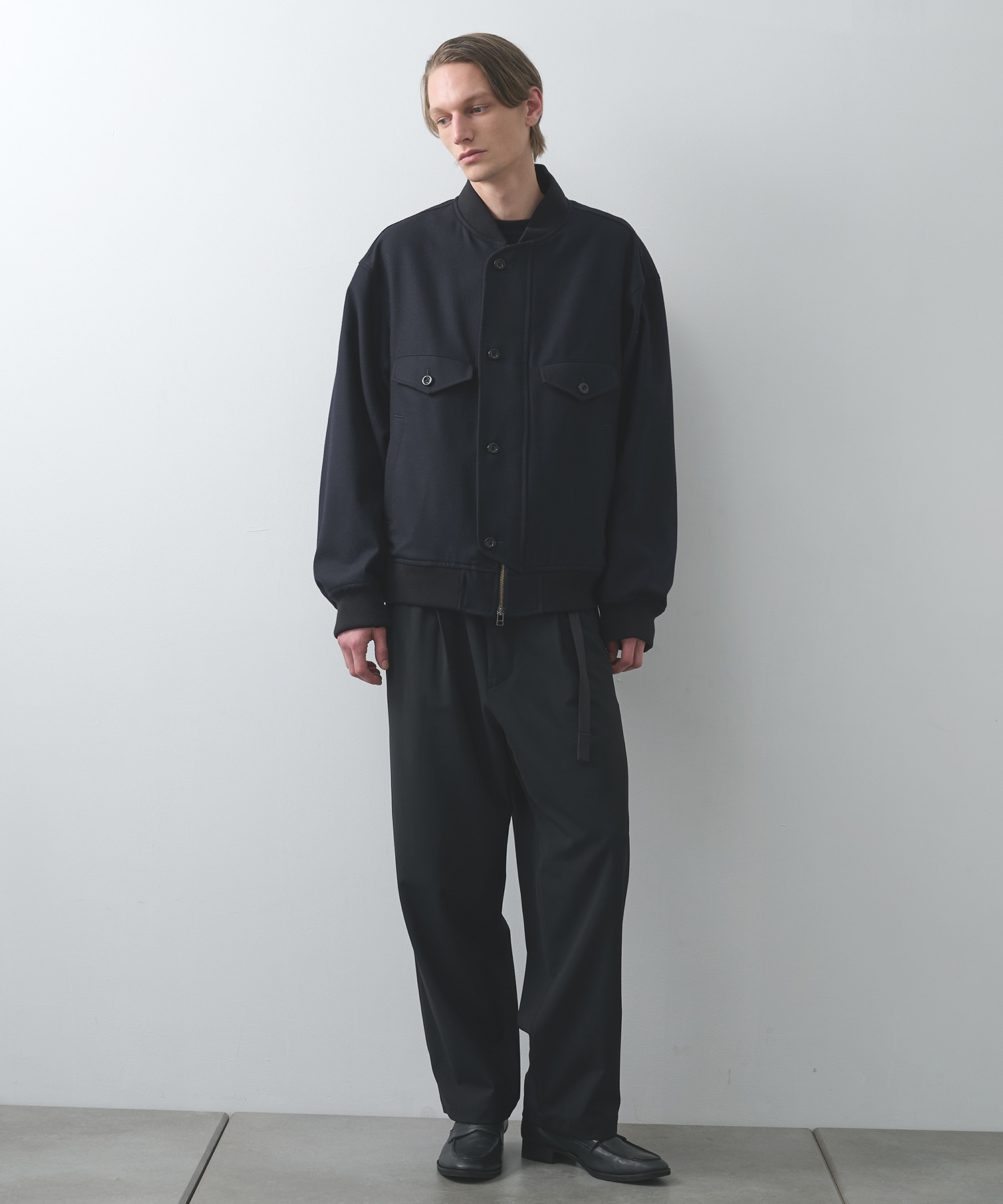4 Pockets Zip-up Rib Blouson UJOH HOMME