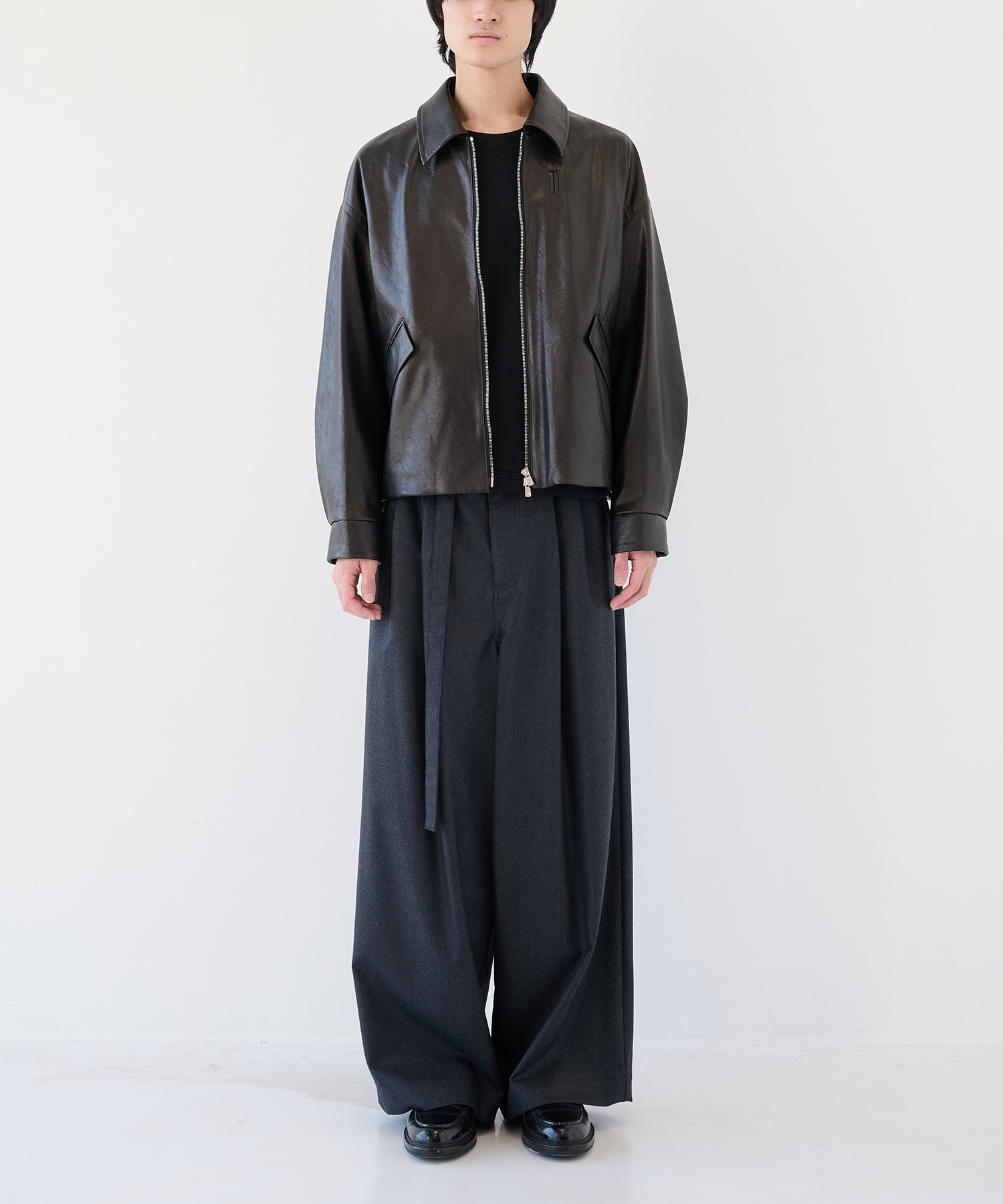 レザーブルゾン SHAREEF