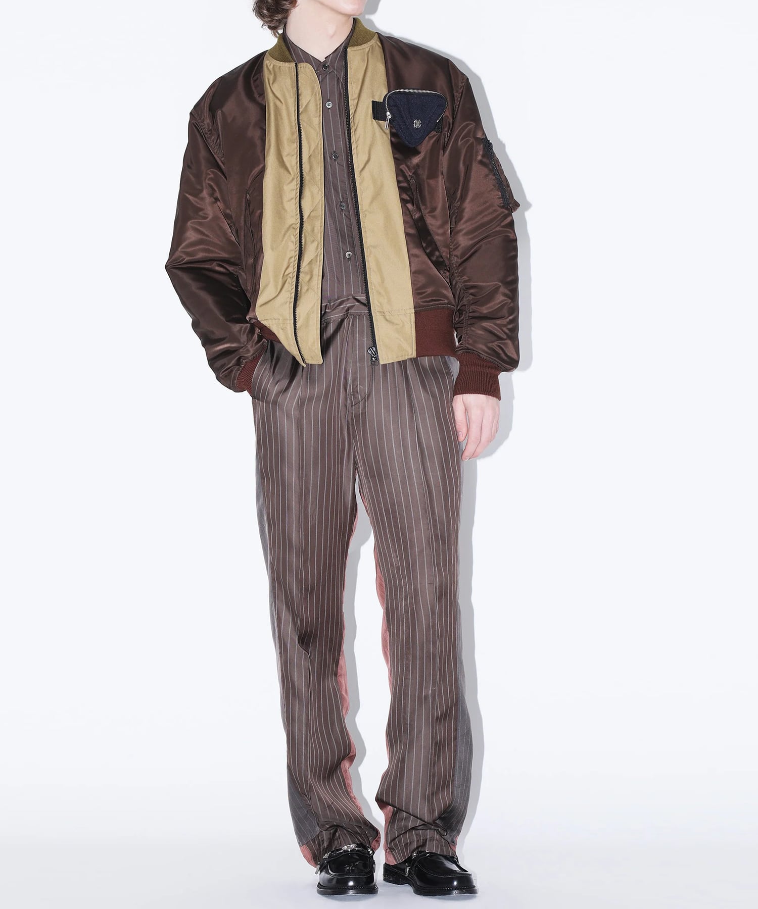 Nylon twill blouson TOGA VIRILIS