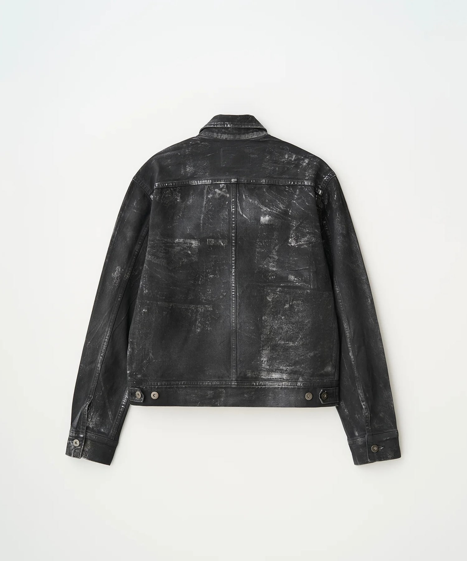 SILVER FOIL DENIM JACKET JUHA