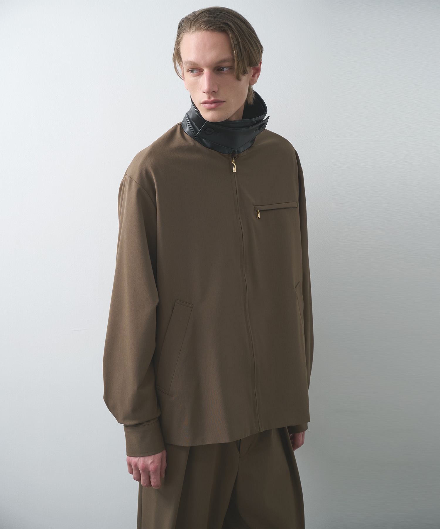 別注 Leather Color Zip Blouson CULLNI