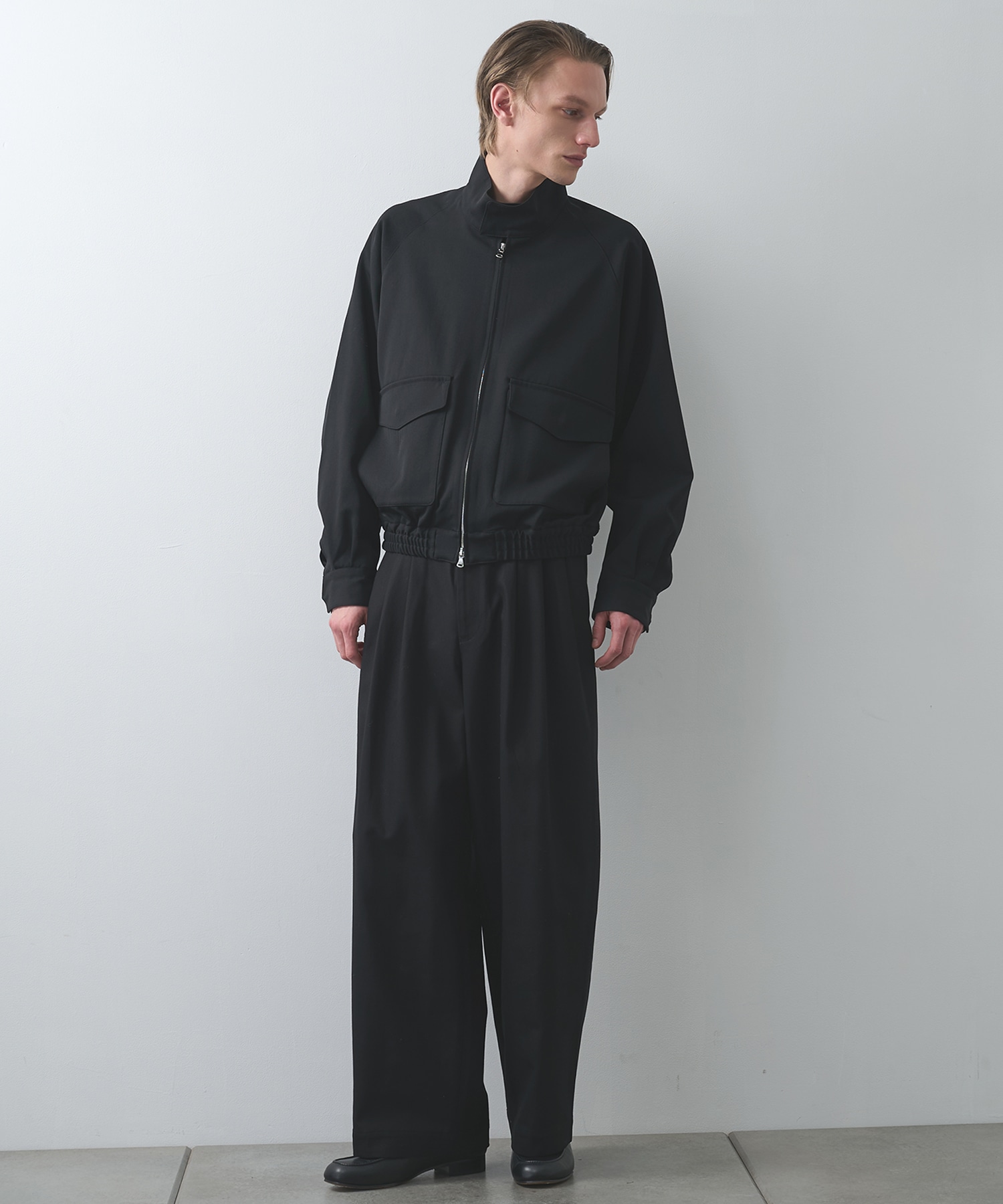 ウールギャバワッシャータンブラー / ドッグイヤージャケット MARKAWARE/marka