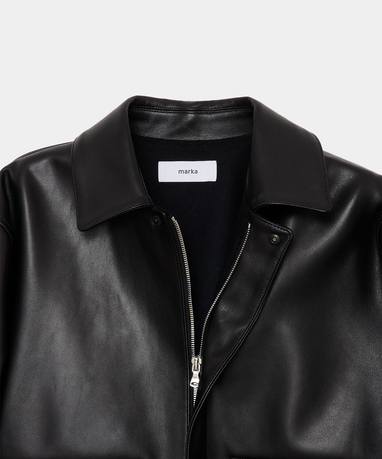 LEATHER FLIGHT JACKET MARKAWARE/marka