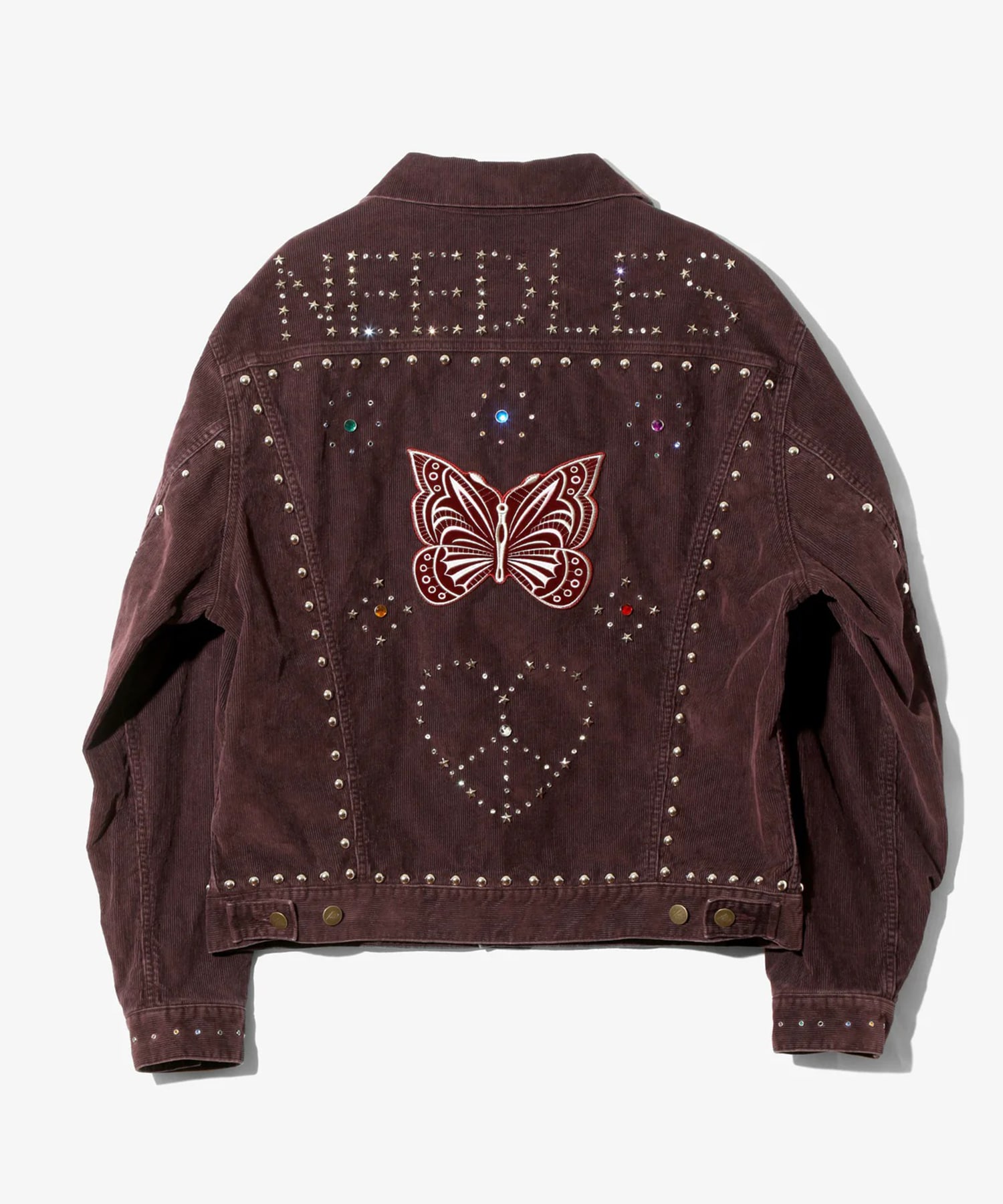 Studded Jean Jacket - 14W Corduroy NEEDLES