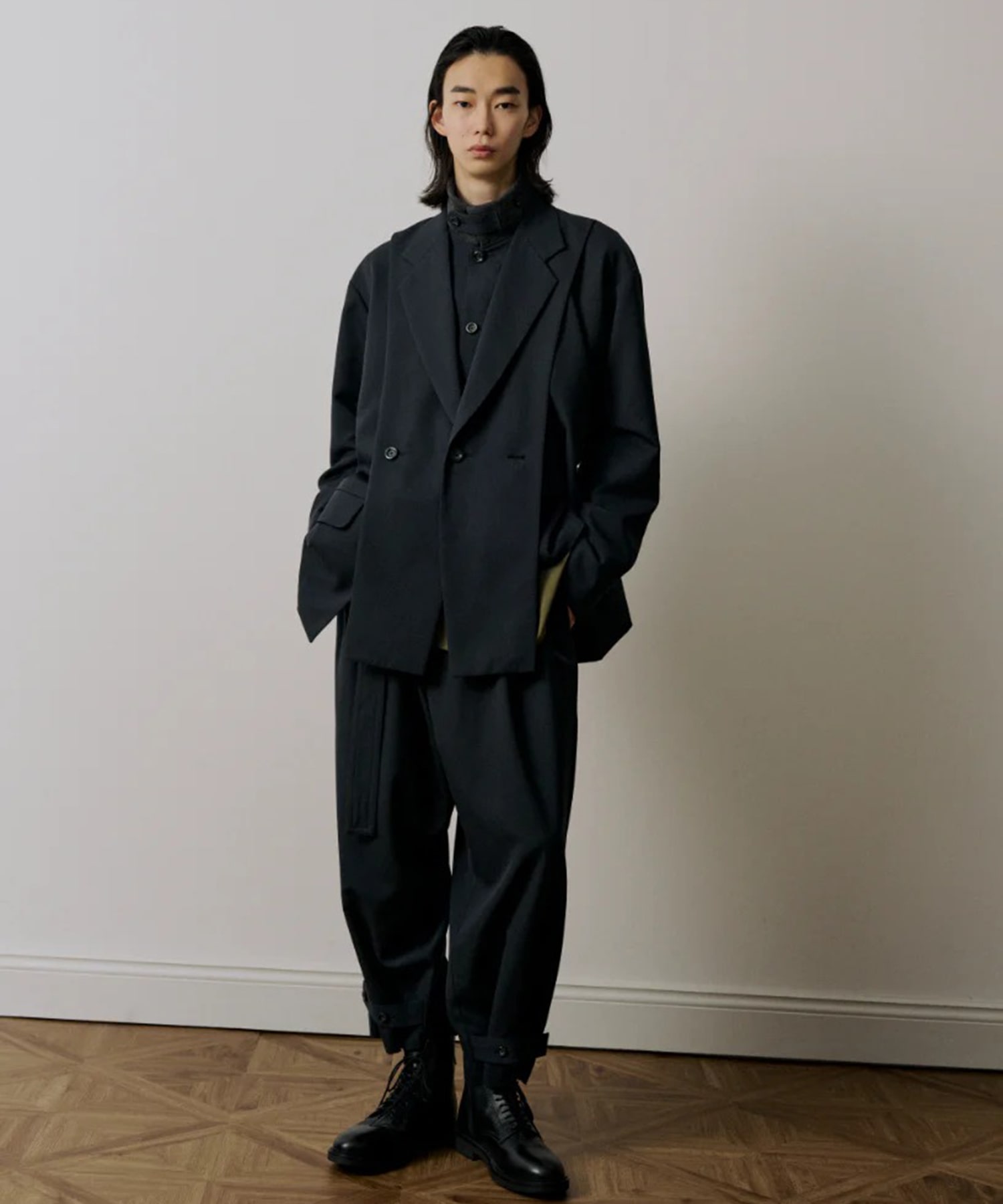 Cut Up Drop Shoulder JKT｜UJOH HOMME