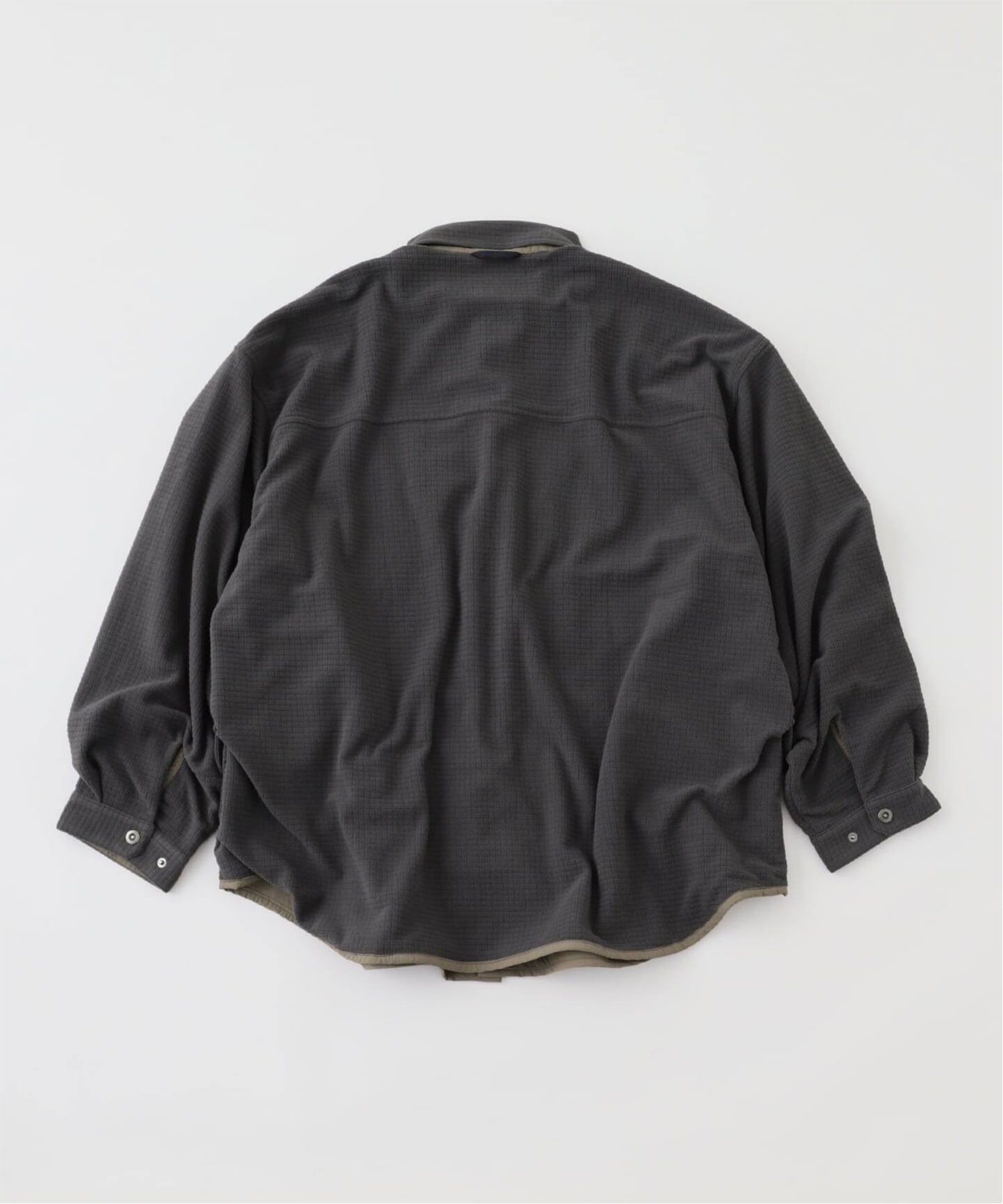 THE REVERSIBLE BLOCK-FLEECE SHIRT JACKET POLIQUANT