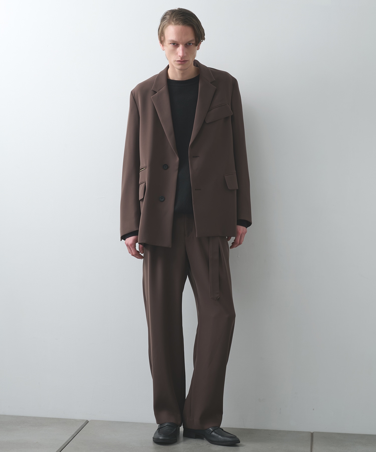 Double Cloth Twill Zip Pocket Tailored Jacket CULLNI