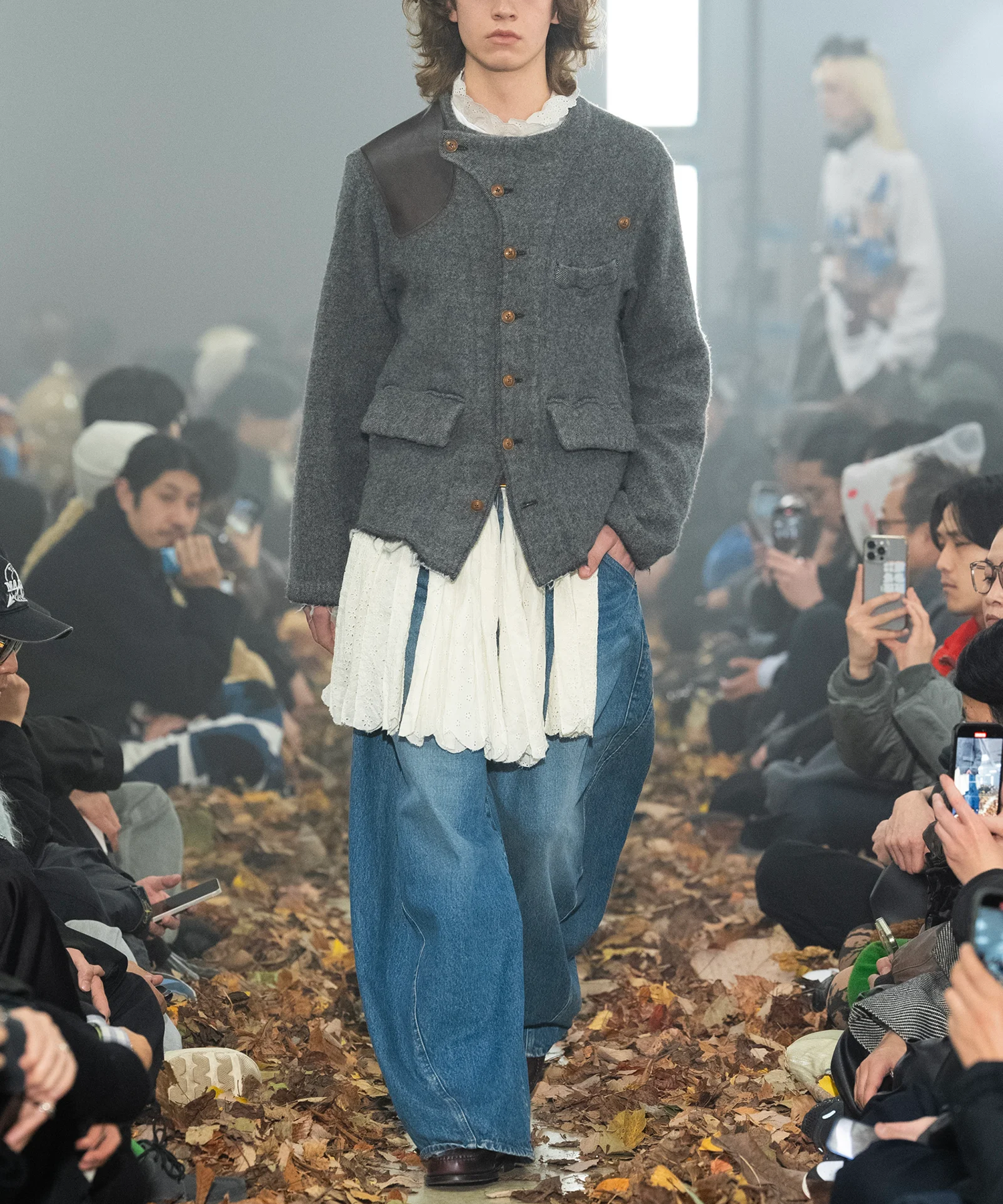 Asymmetric jacket KHOKI