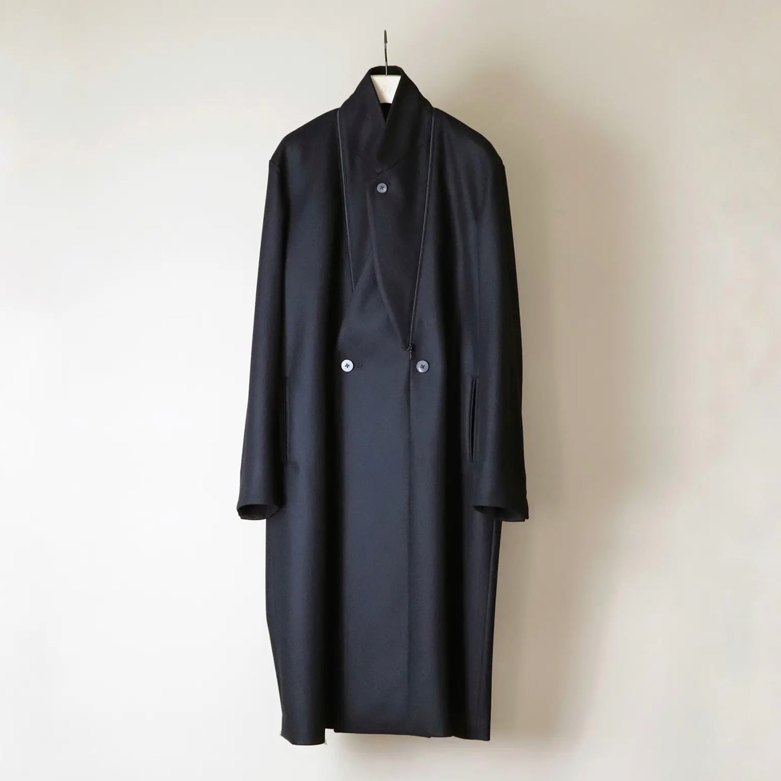 Collar detachable coat ETHOSENS