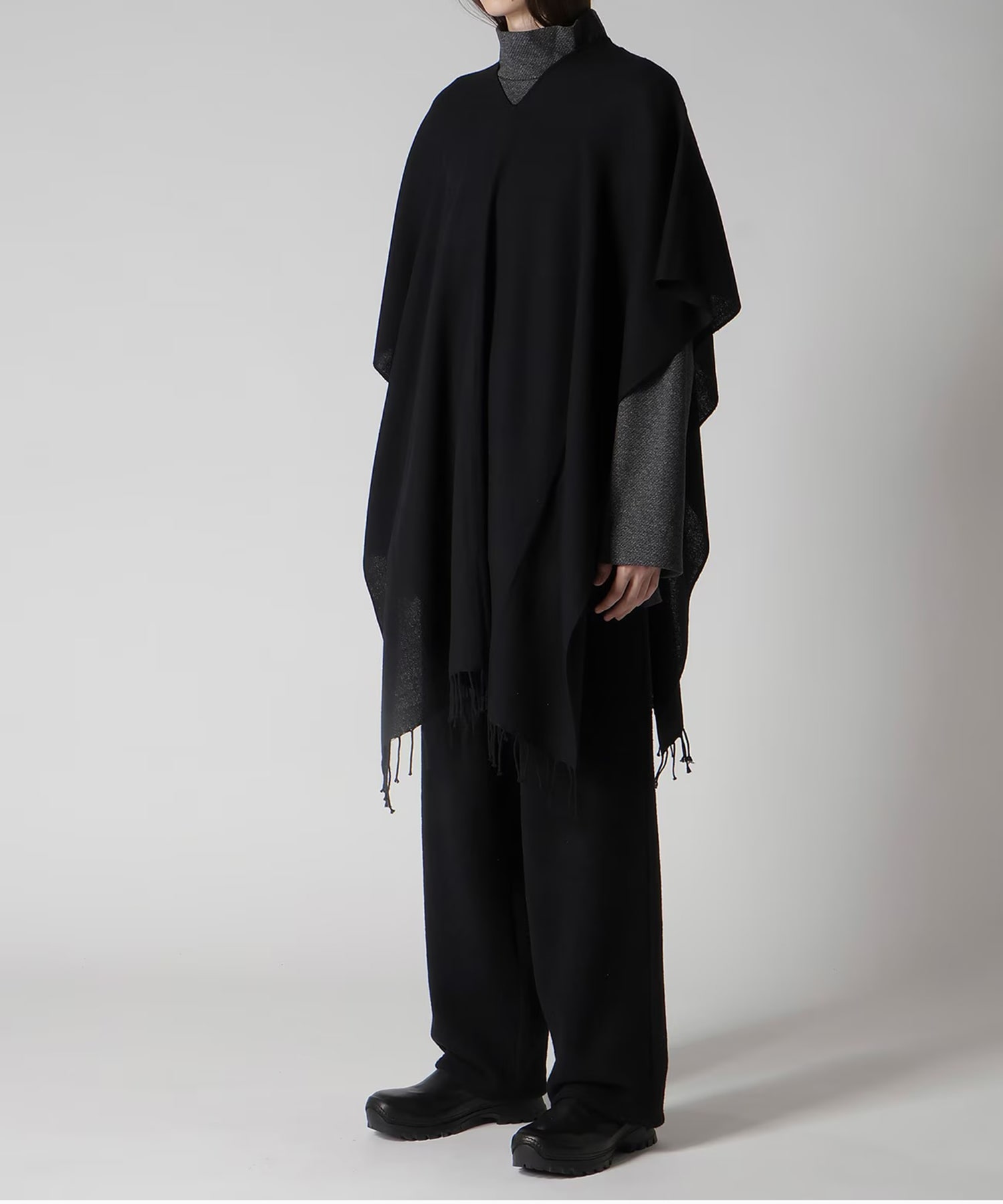 2ウェイポンチョマフラー Yohji Yamamoto
