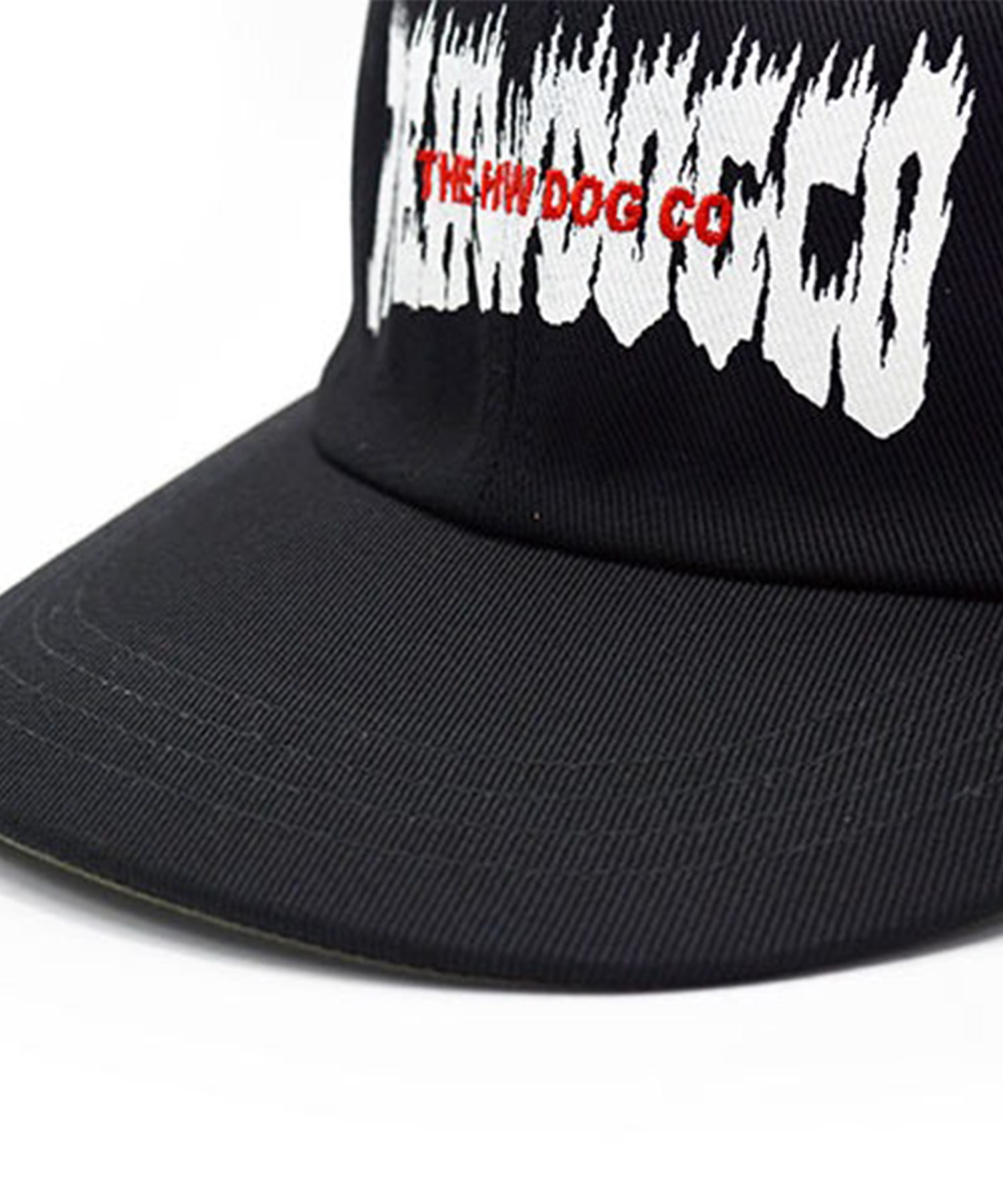 EMBROIDERY ON PRINT CAP THE H.W. DOG&CO