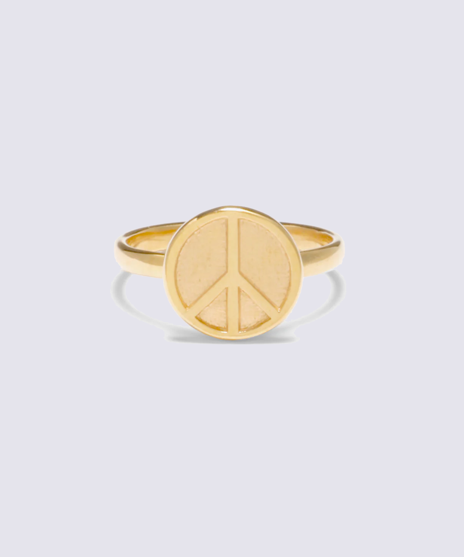 Ring - Gold Plate - Peace NEEDLES