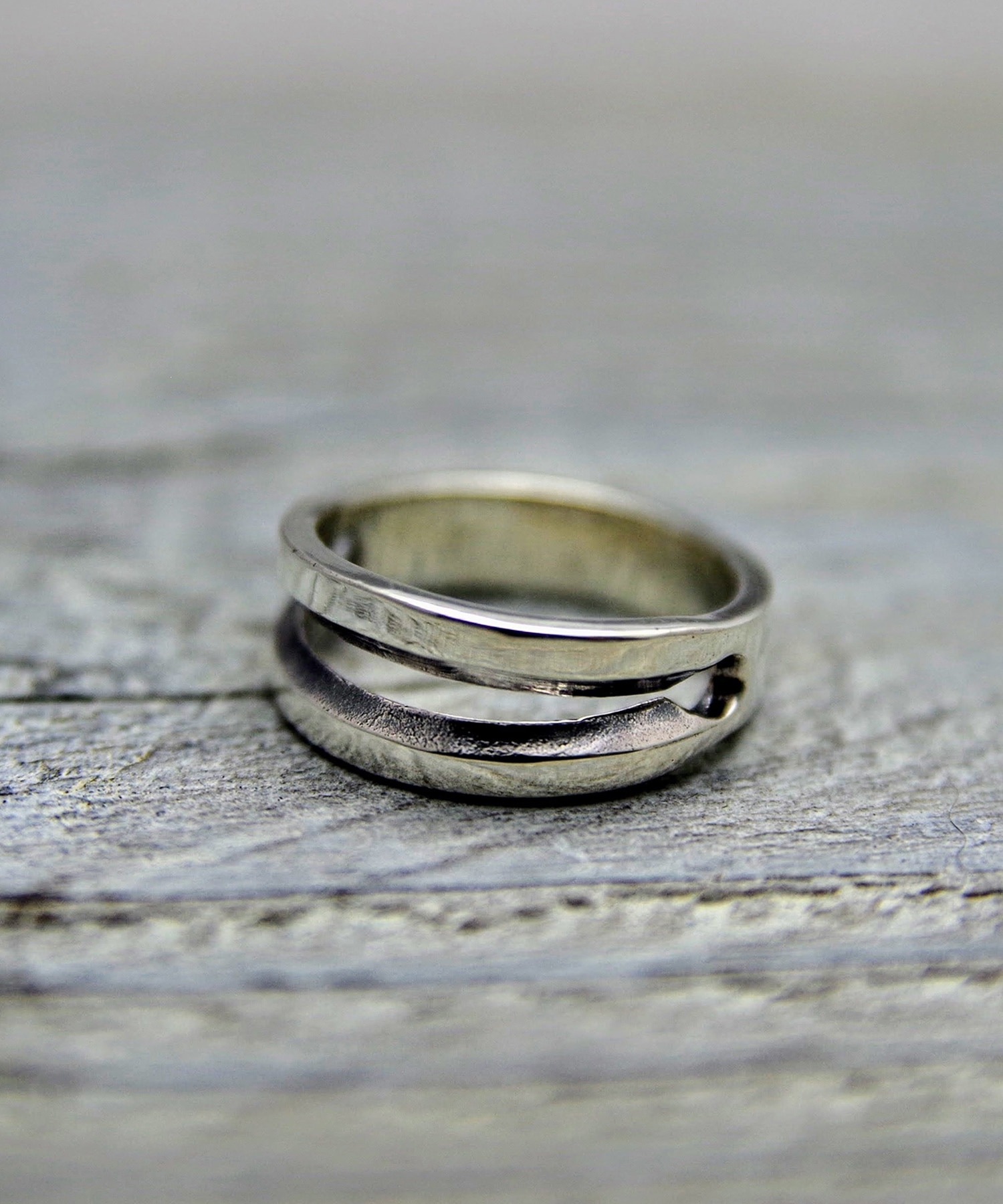 R-007 ダブルディビジョンリング WAKAN SILVER SMITH