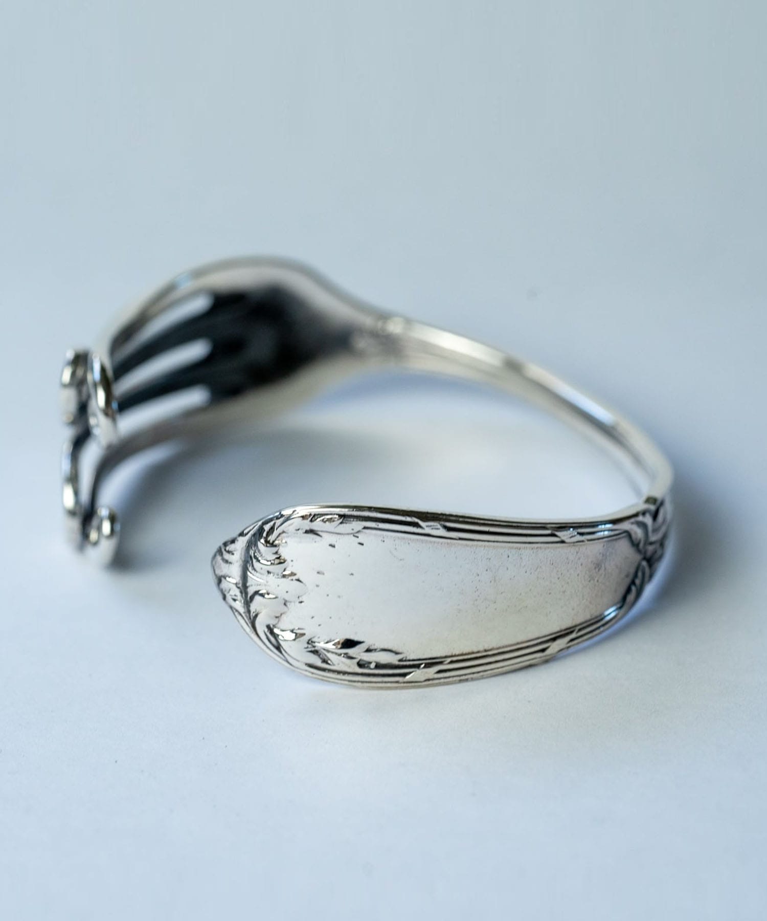 BN-032 Antique fork bangle WAKAN SILVER SMITH