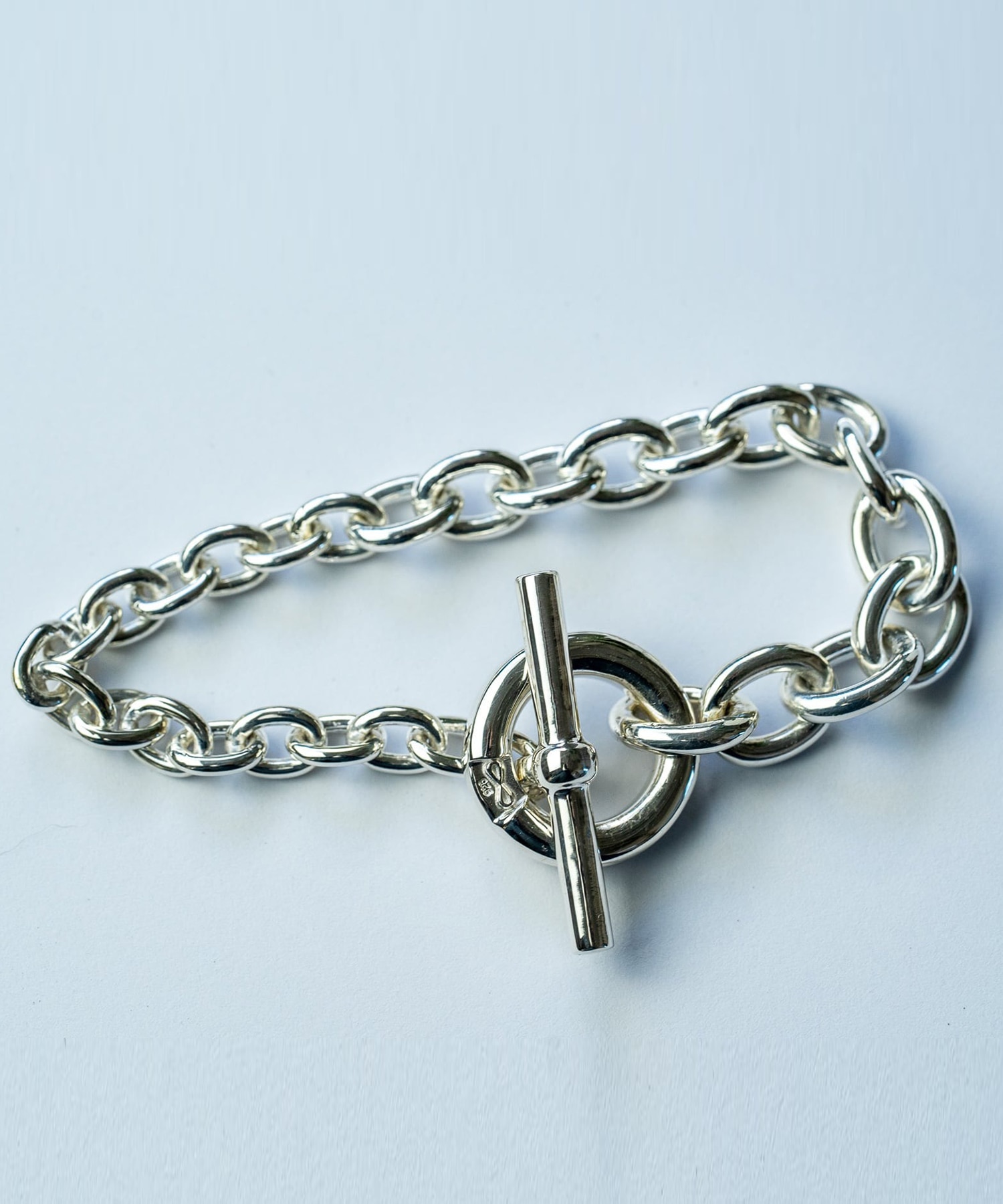 BN-036 Hook connect　gradually (徐々に太く)　Bracelet WAKAN SILVER SMITH