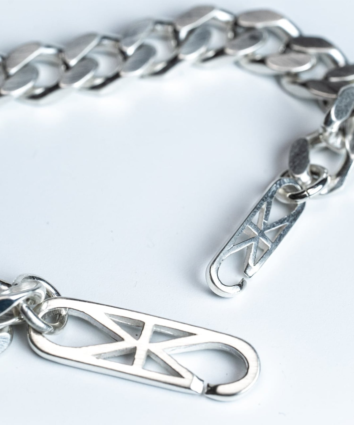 BN-043 Mebiusu Gourmette(グルメット) bracelet WAKAN SILVER SMITH