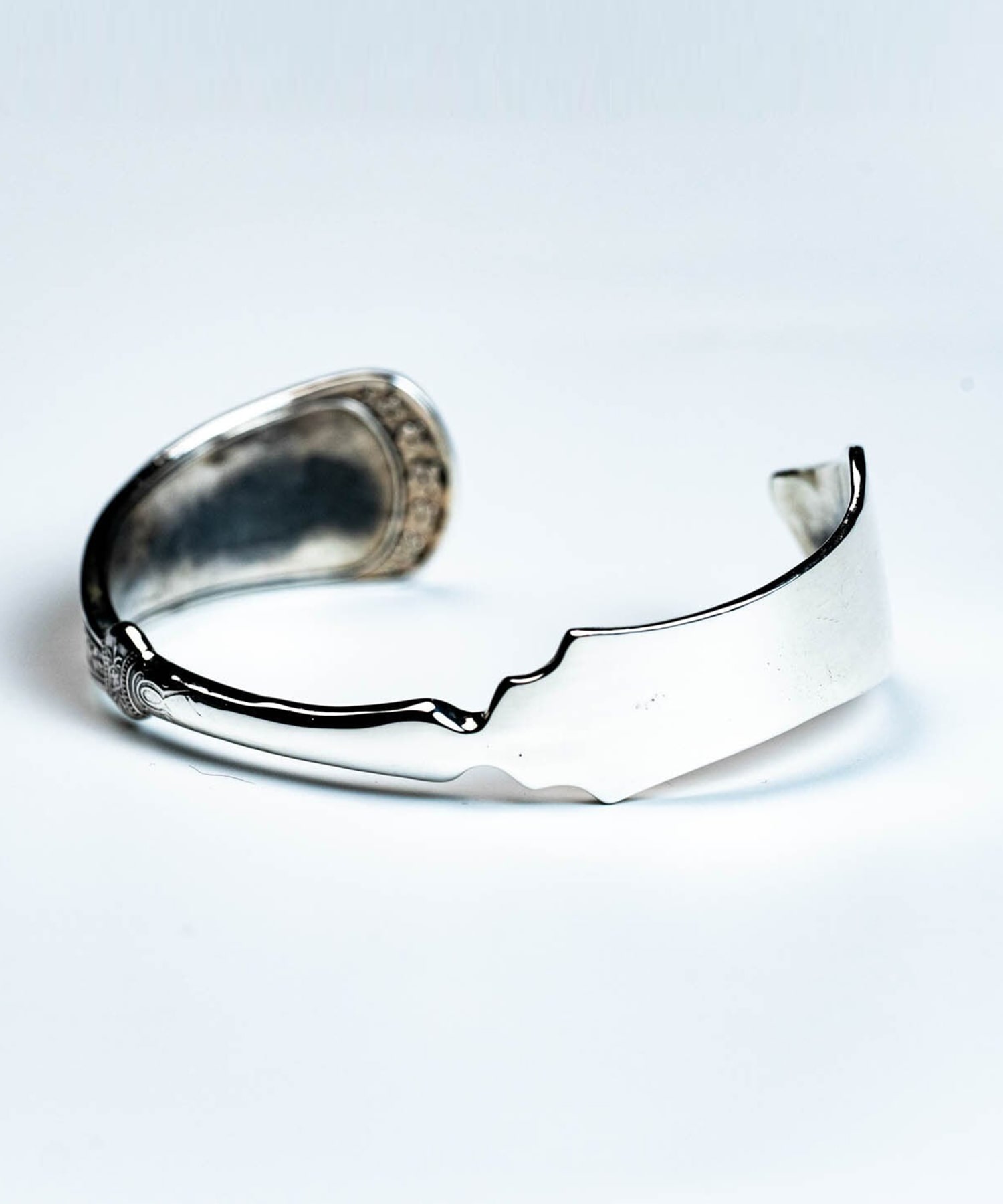 BN-045 Cutlery Butter Knife　Bangle　(燻し仕上げ) WAKAN SILVER SMITH