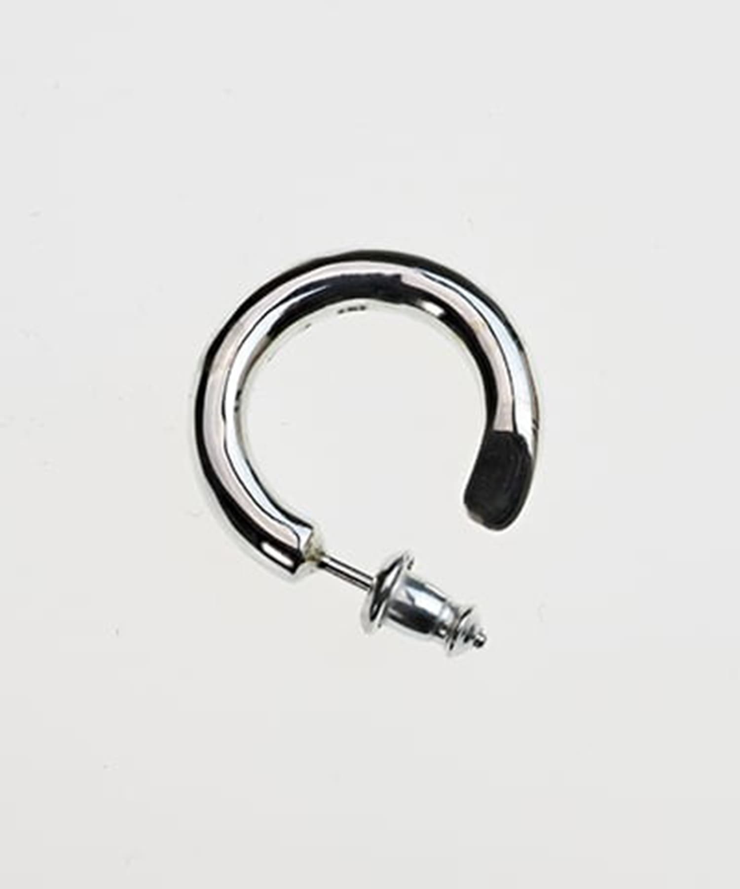 PI-001 Round earring (Small)　線径3.5mm (右耳用) WAKAN SILVER SMITH
