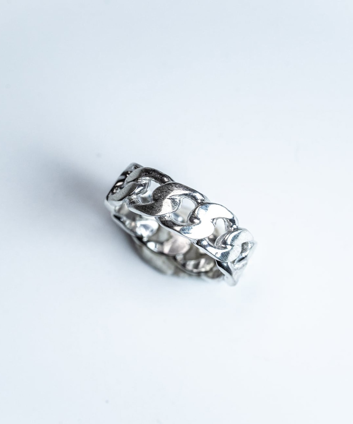 R-049 Gourmette(グルメット)Chain ring M WAKAN SILVER SMITH