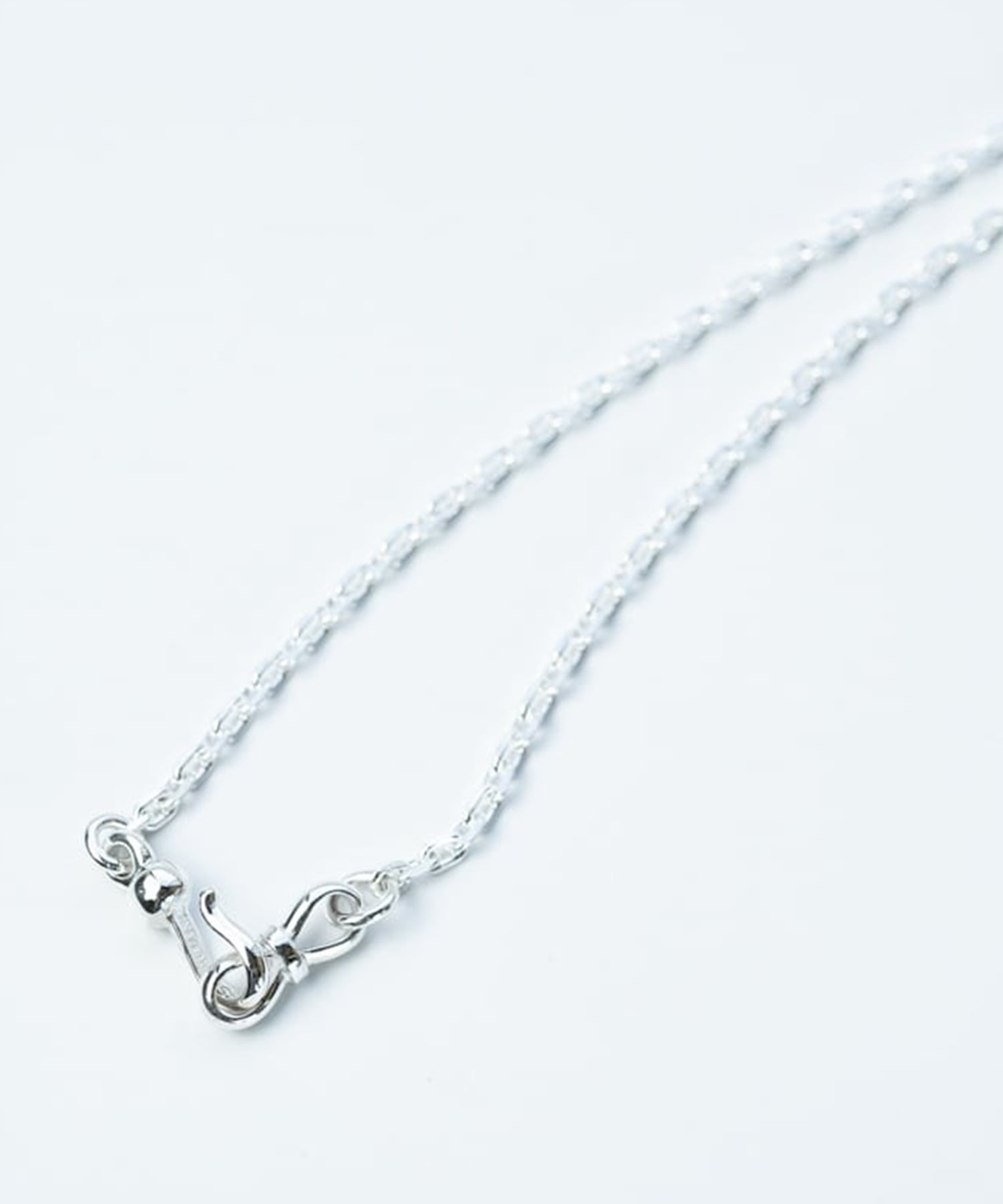 C-033 Mebiusu hook necklace S square (45cm) WAKAN SILVER SMITH