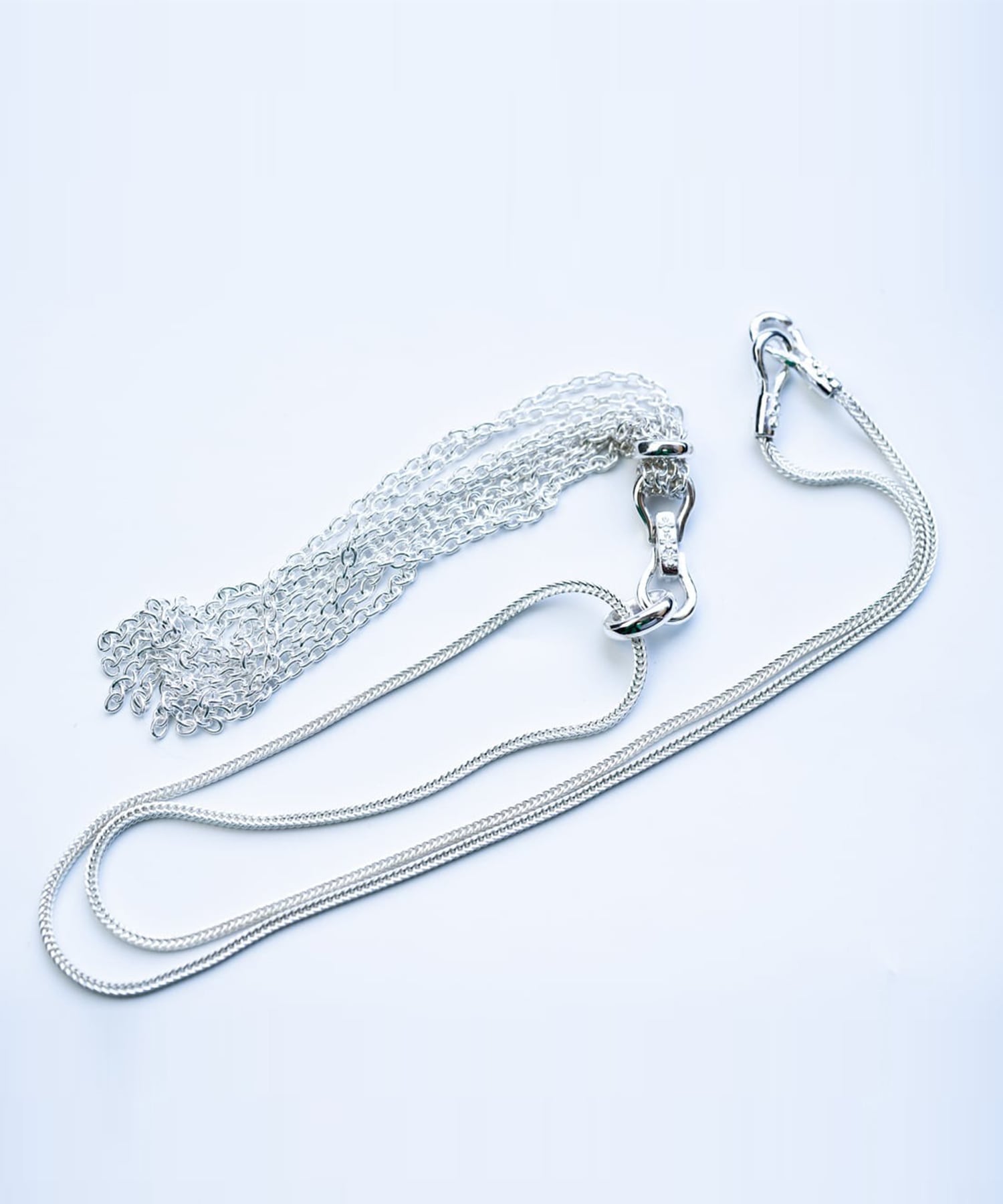 C-037 Tassel necklace(M)+C-034 (70cm) WAKAN SILVER SMITH