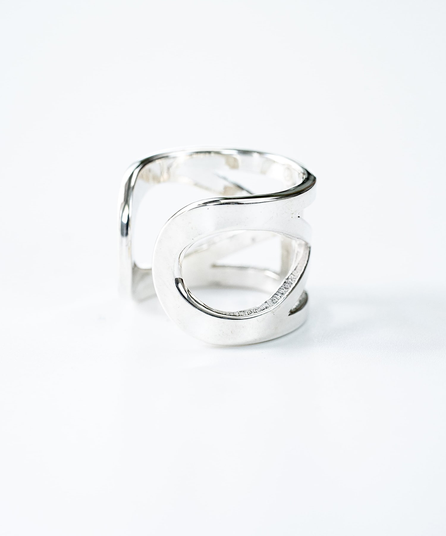 R-054 See through Mobius ring WAKAN SILVER SMITH