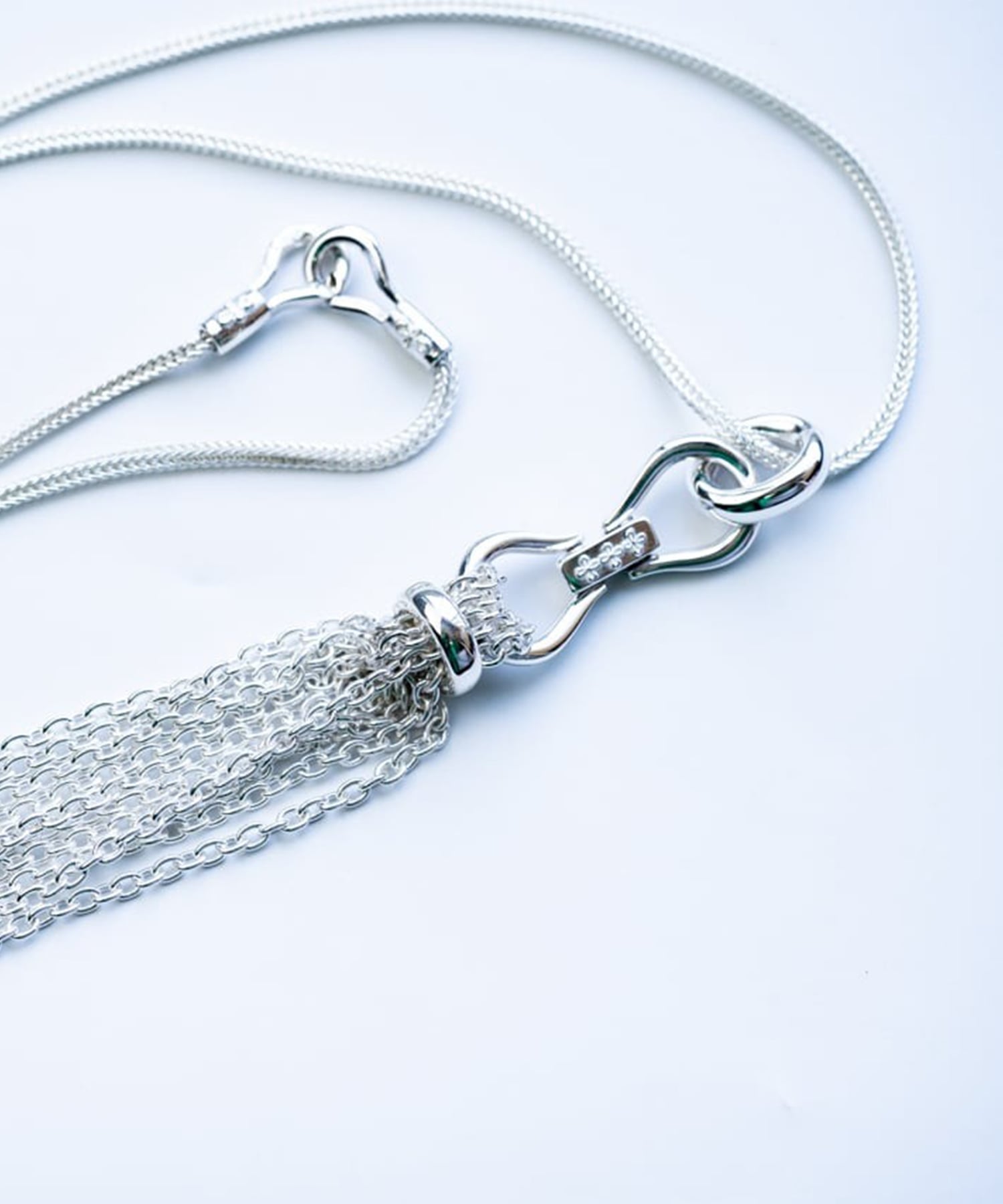 C-038 Tassel necklace(L)+C-034 (70cm) WAKAN SILVER SMITH
