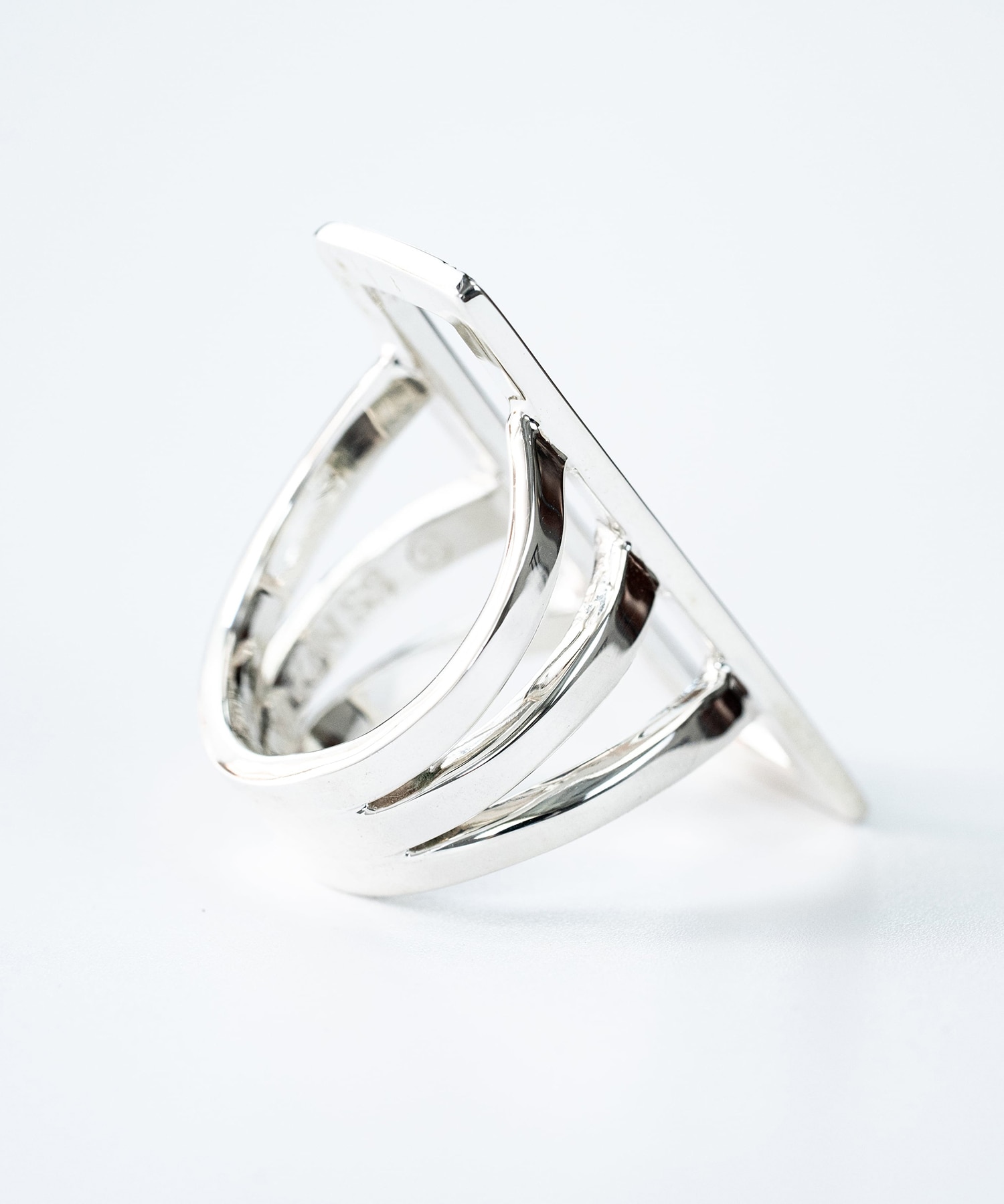 R-055 See through square ring WAKAN SILVER SMITH