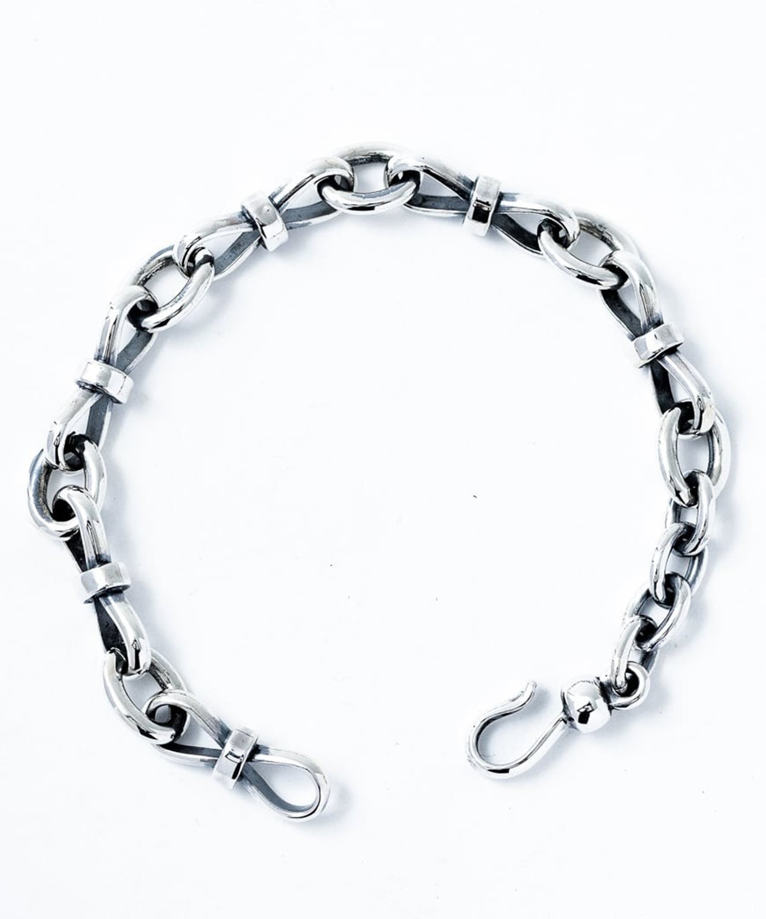 BN-065 ALL mebiusu hook bracelet WAKAN SILVER SMITH