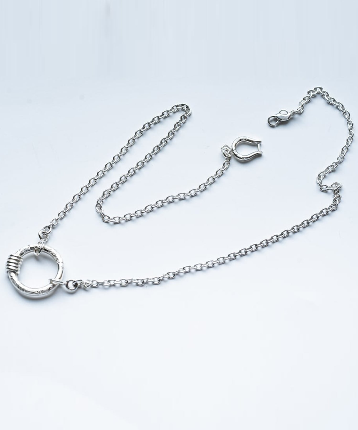 C-043 Arabesque glass holder 50cm WAKAN SILVER SMITH