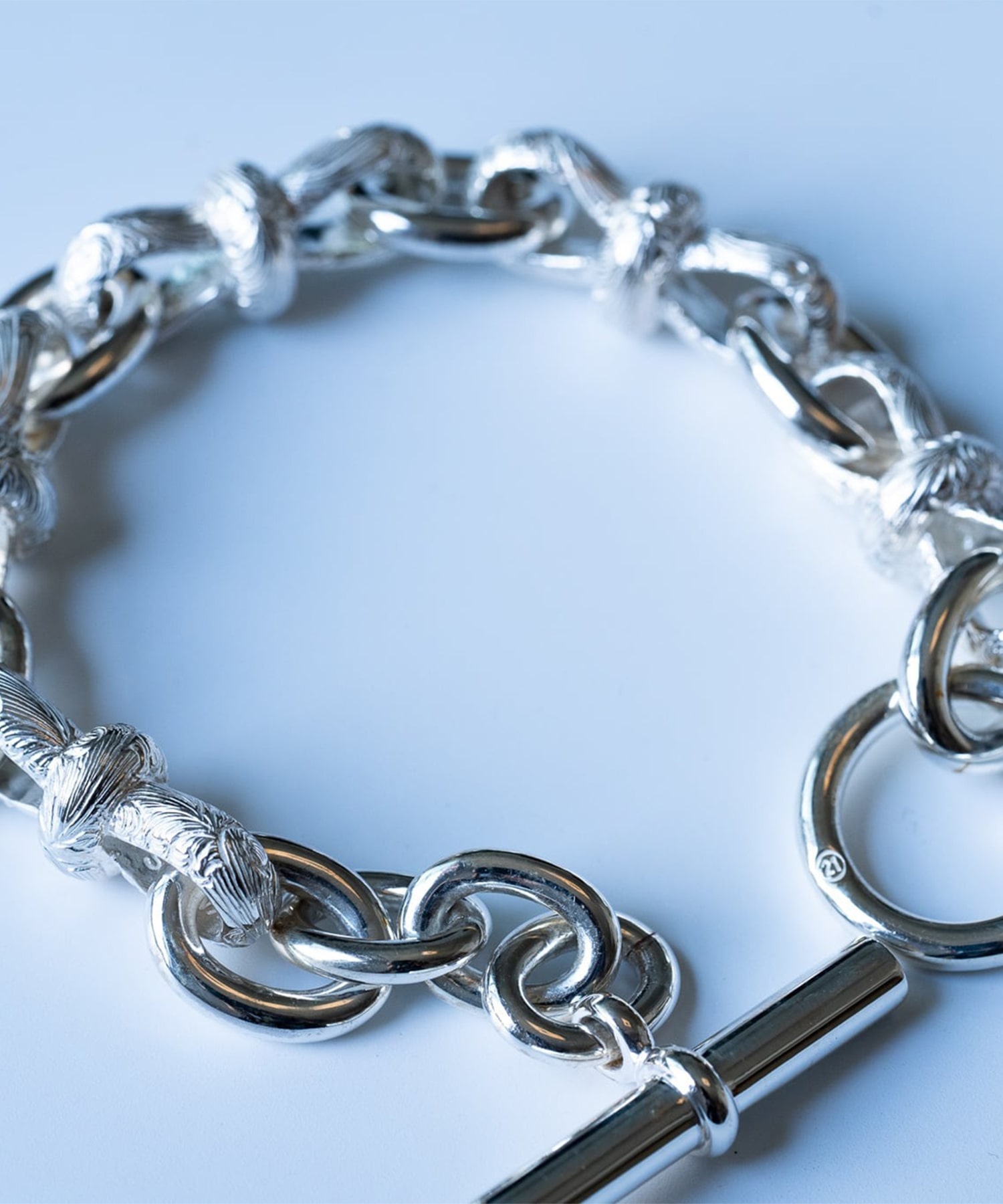 BN-066 Arabesque mebiusu bracelet XL WAKAN SILVER SMITH