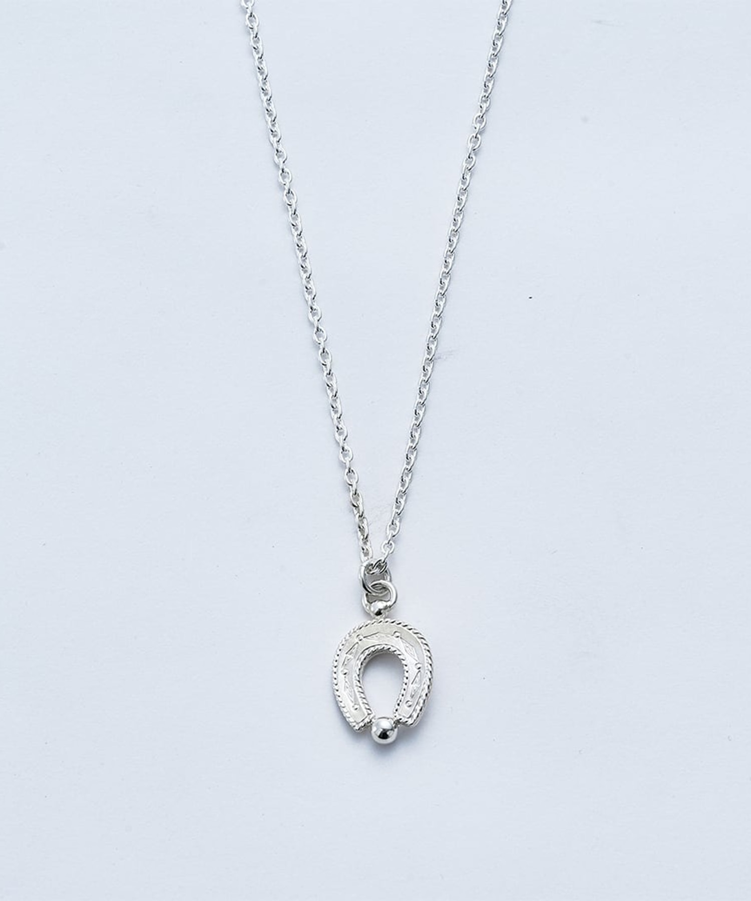 C-045 Spirit Horseshoe necklace (single) (60cm) WAKAN SILVER SMITH
