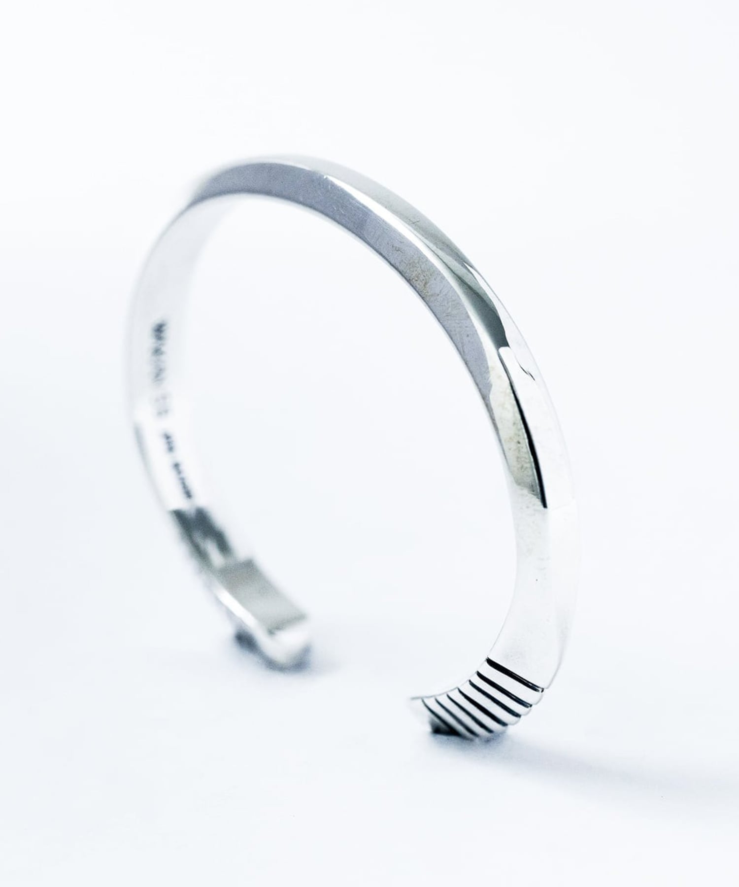 BN-072 End Brick bangle WAKAN SILVER SMITH