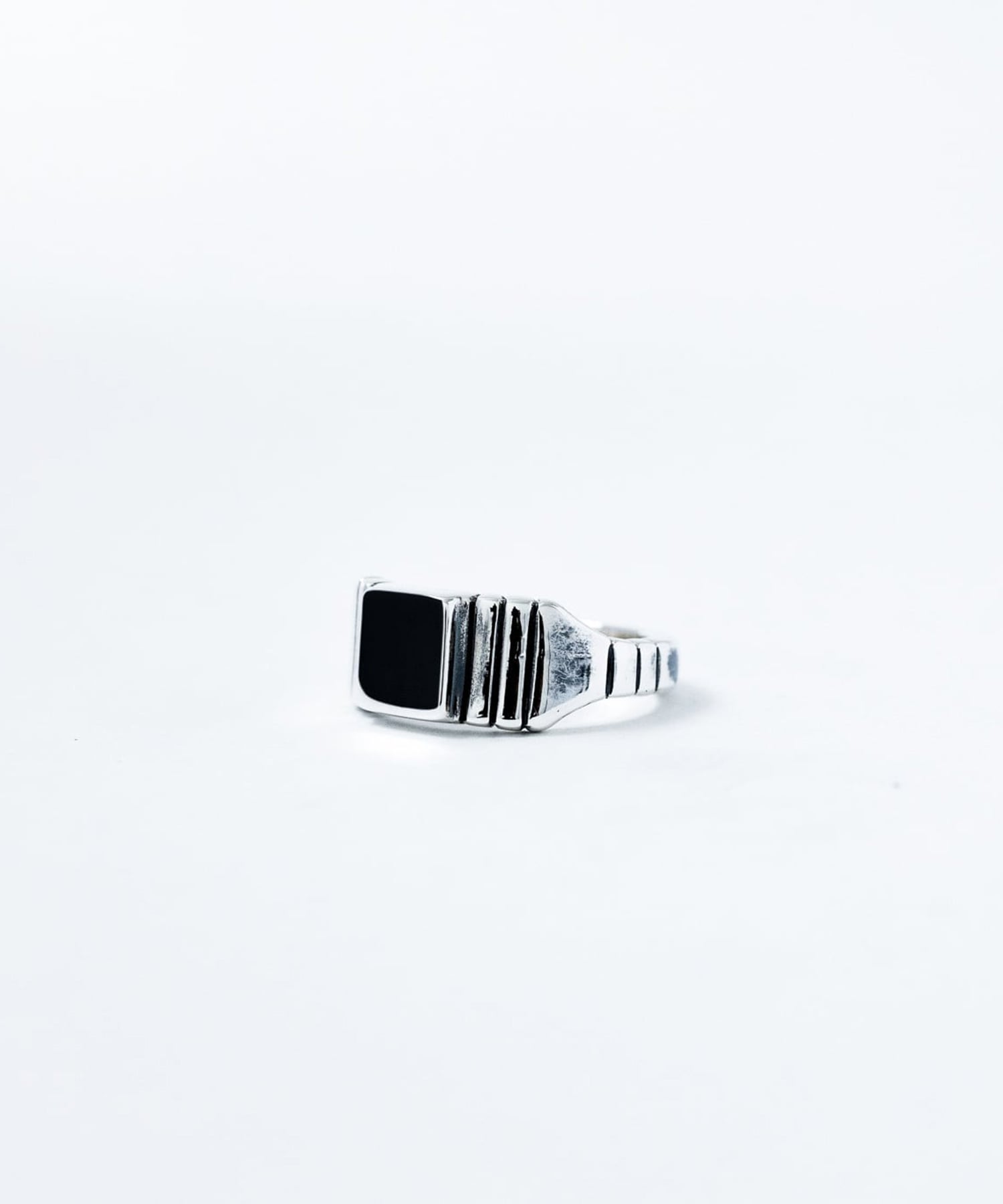 R-069 Brick ring【Signet】 WAKAN SILVER SMITH