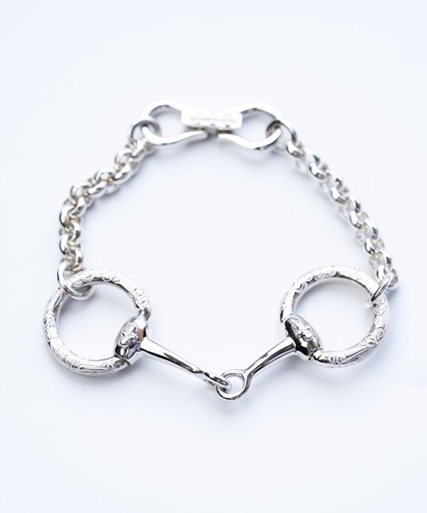BN-081 Horse bit bracelet (M) WAKAN SILVER SMITH