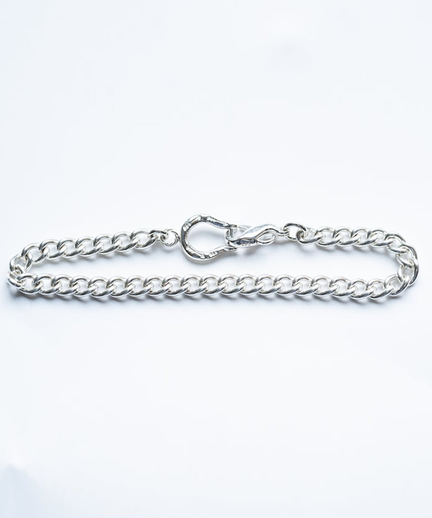 BN-089 Horse shoe Gourmette bracelet WAKAN SILVER SMITH