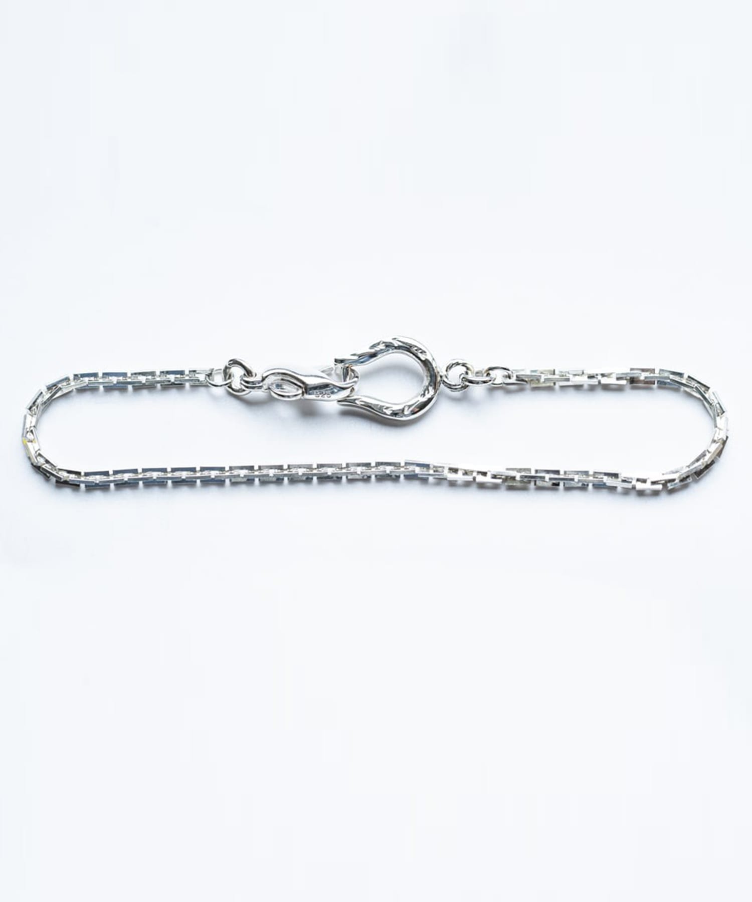 BN-090 Horse shoe Rectangle bracelet WAKAN SILVER SMITH