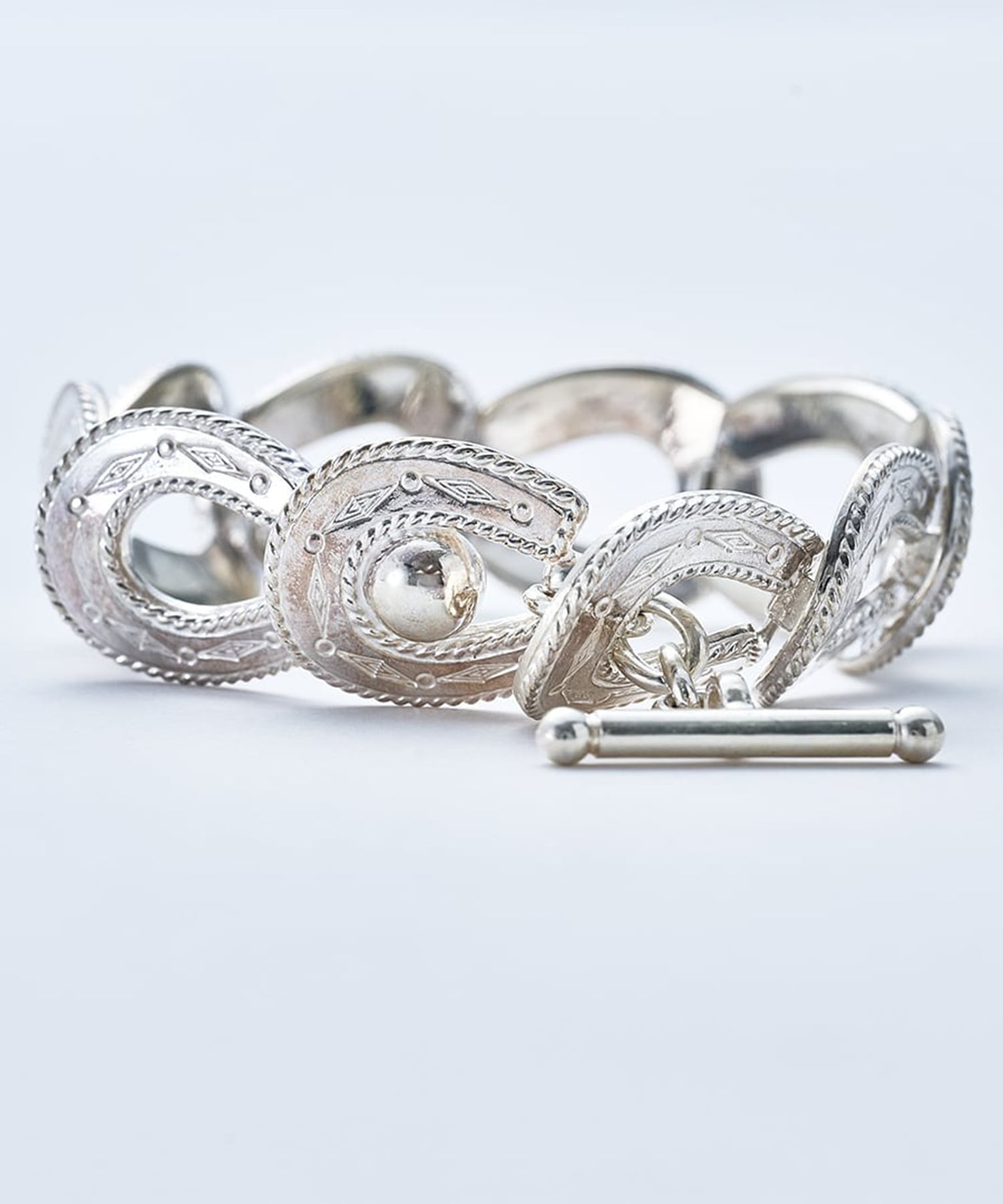 BN-095 Spirit Horse shoe Bracelet WAKAN SILVER SMITH