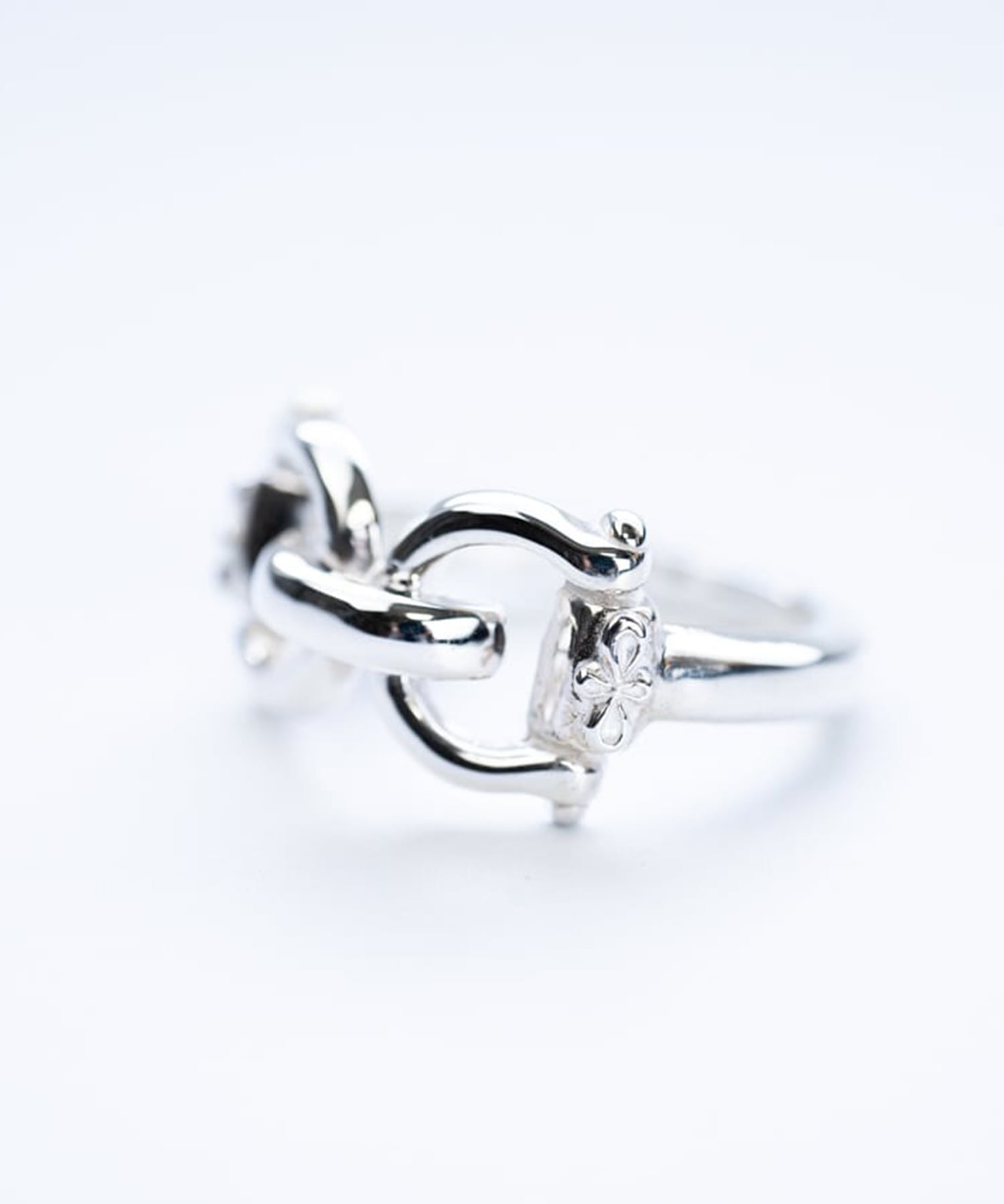 R-086 Horse bit ring WAKAN SILVER SMITH