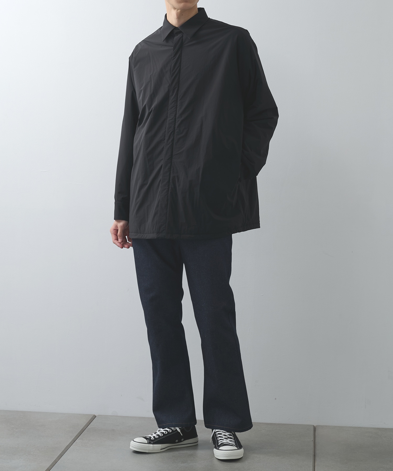 2252-BL20-003 PADDED OVERSHIRT N.HOOLYWOOD