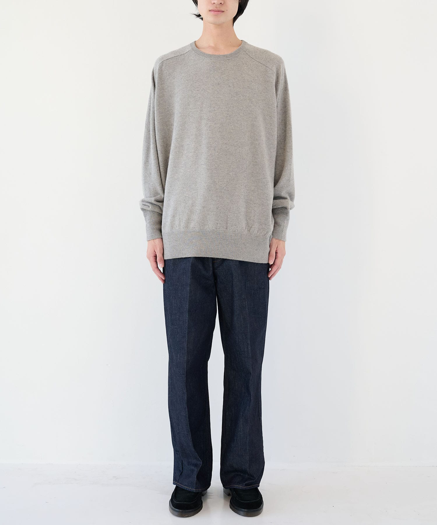 Ex.Legendary YAK  stretch sweater elbow patch walenode