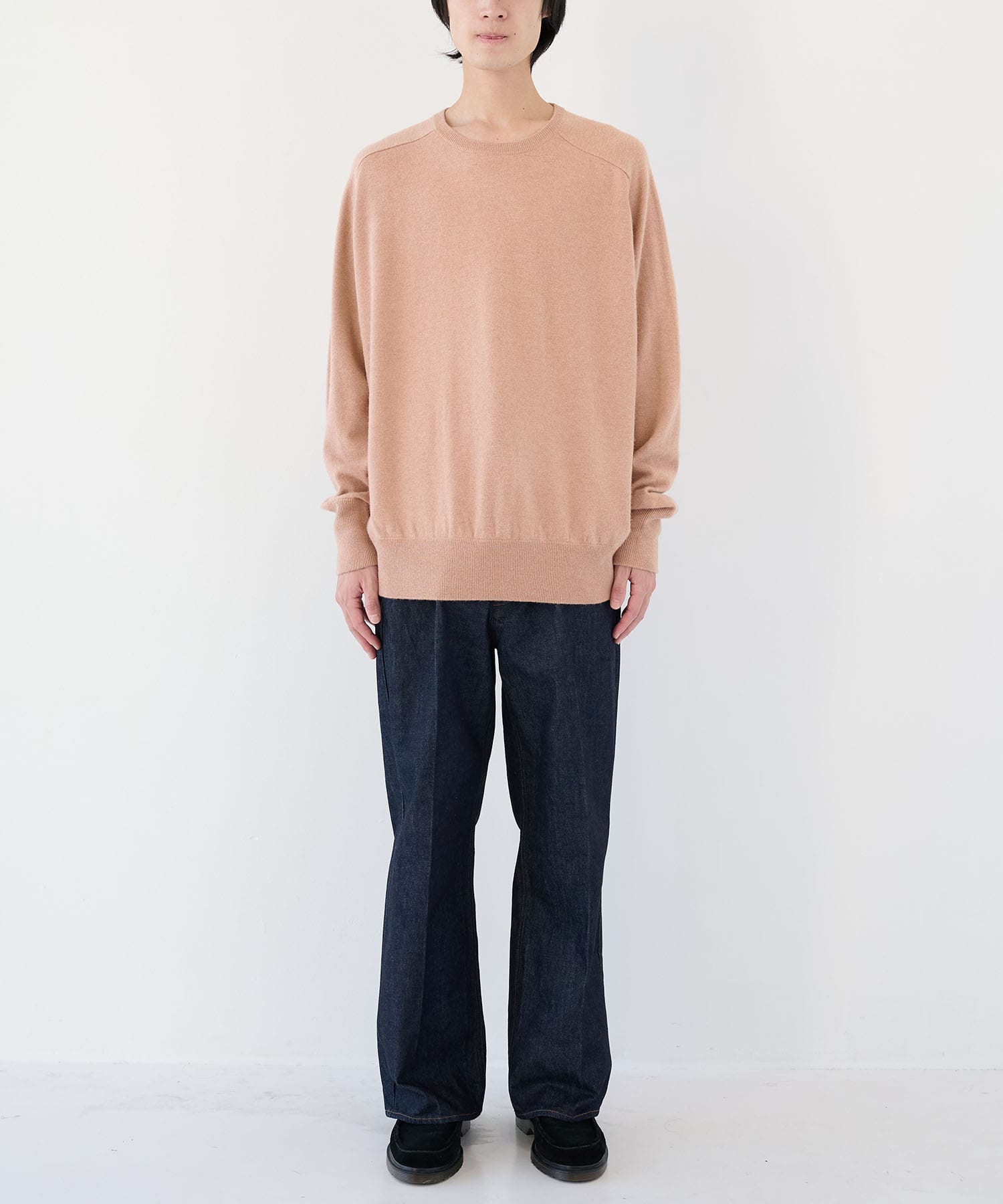 Ex.Legendary YAK  stretch sweater elbow patch walenode