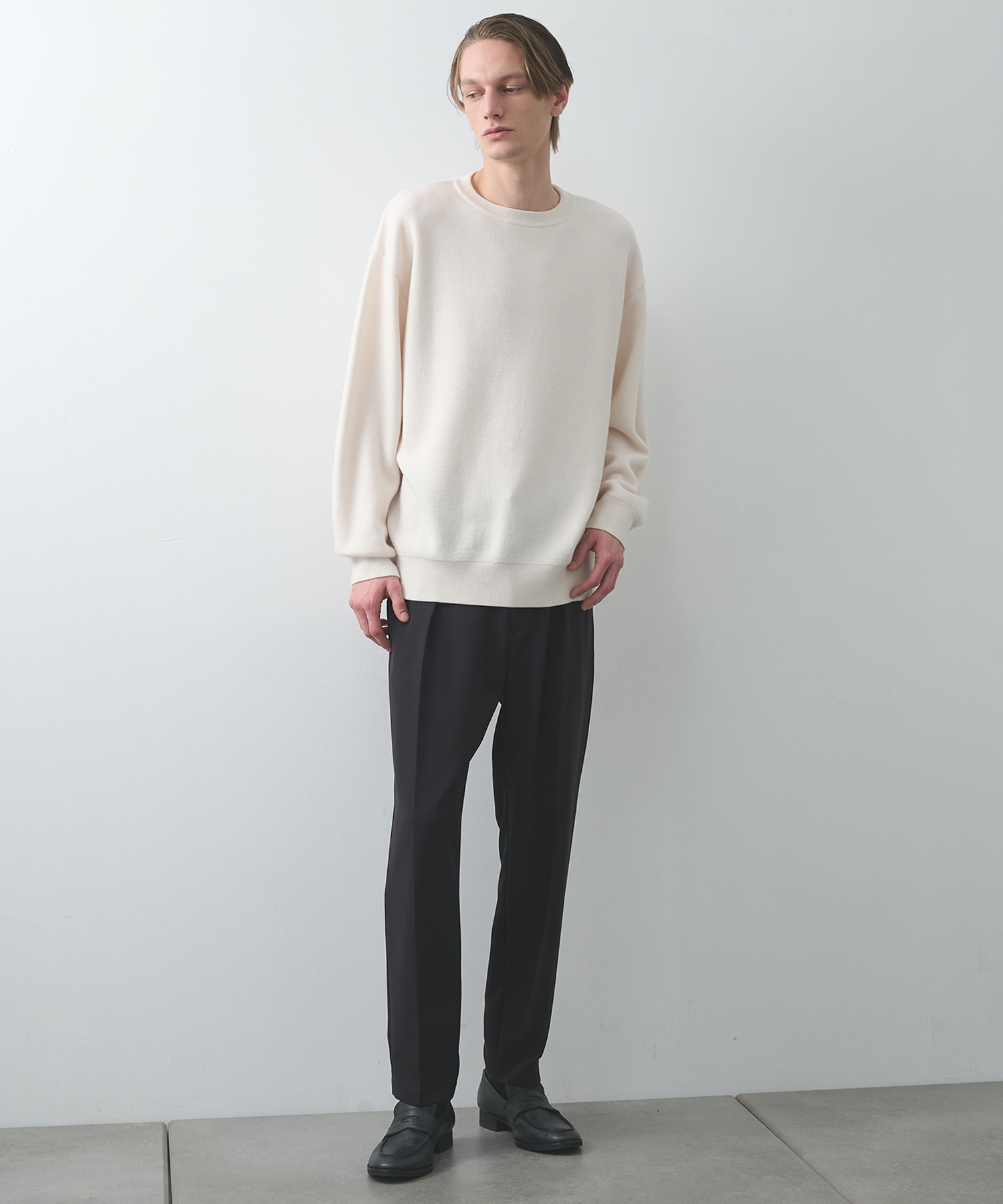 CASHMERE WOOL CREWNECK KNIT STUDIOUS
