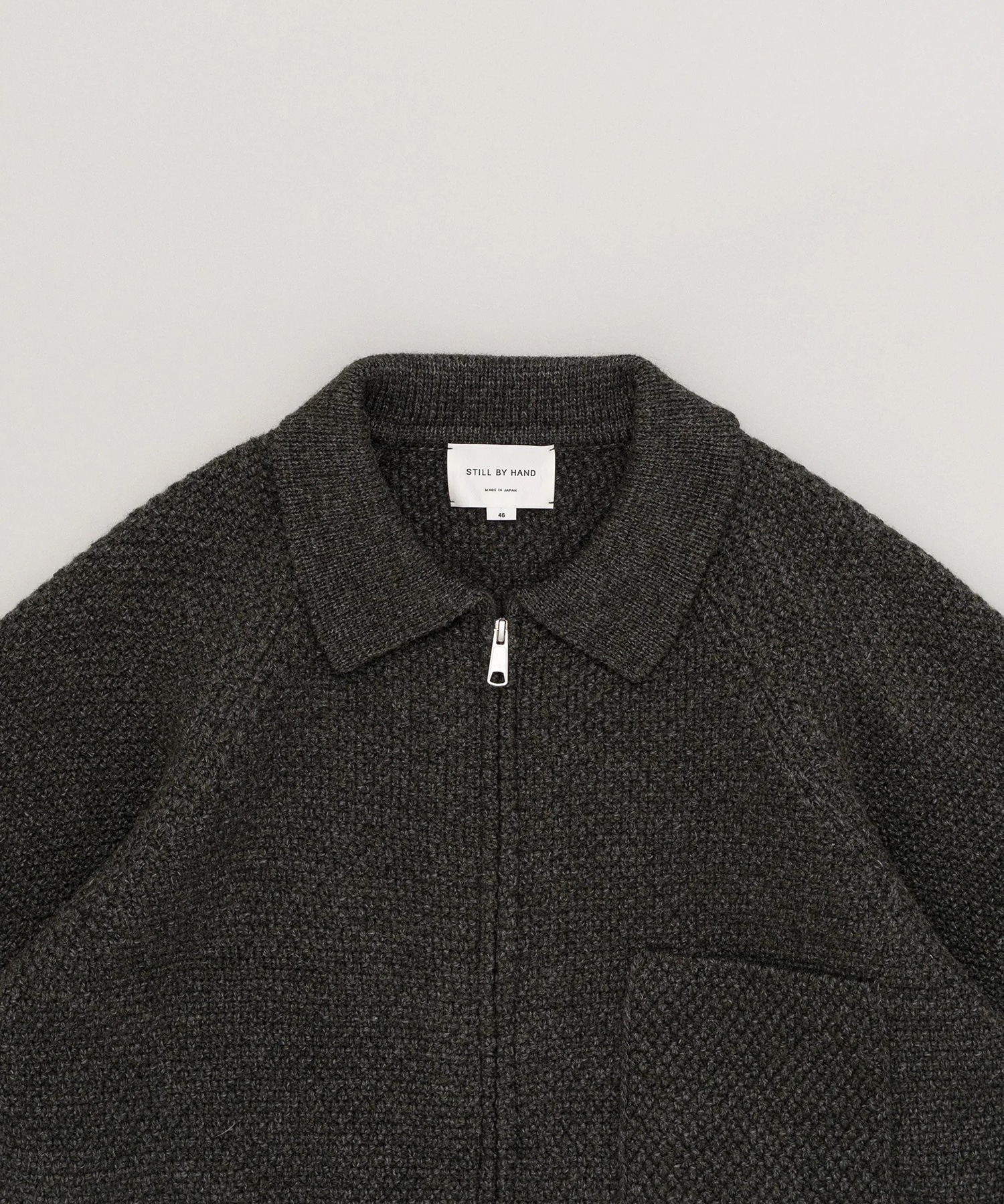 5G knitted blouson STILL BY HAND
