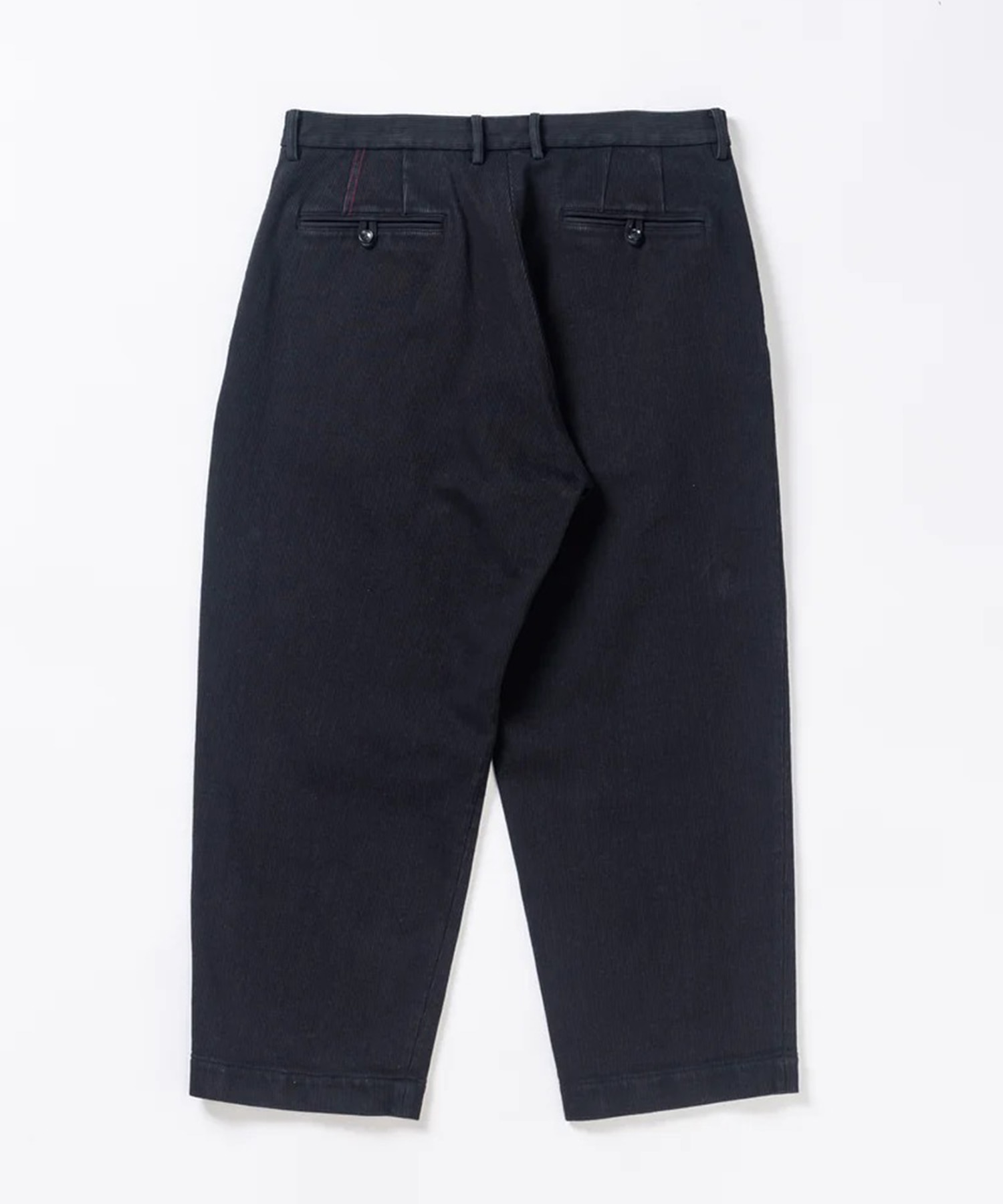 HEAVY PIQUE 2 TUCK WIDE TROUSERS ANACHRONORM