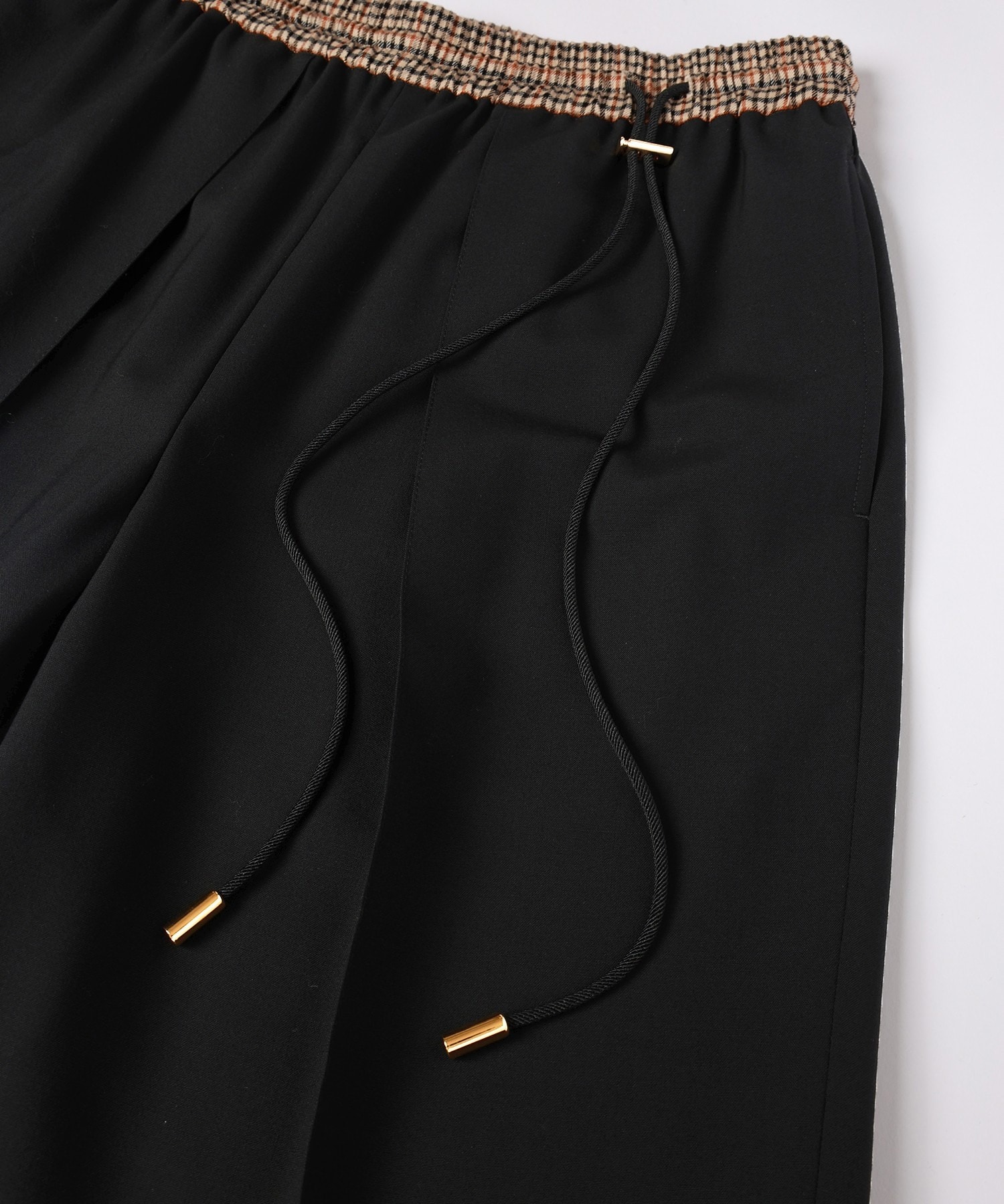 CULLNI for DAKS LONDON Tuck Drawstring Wide Pants CULLNI